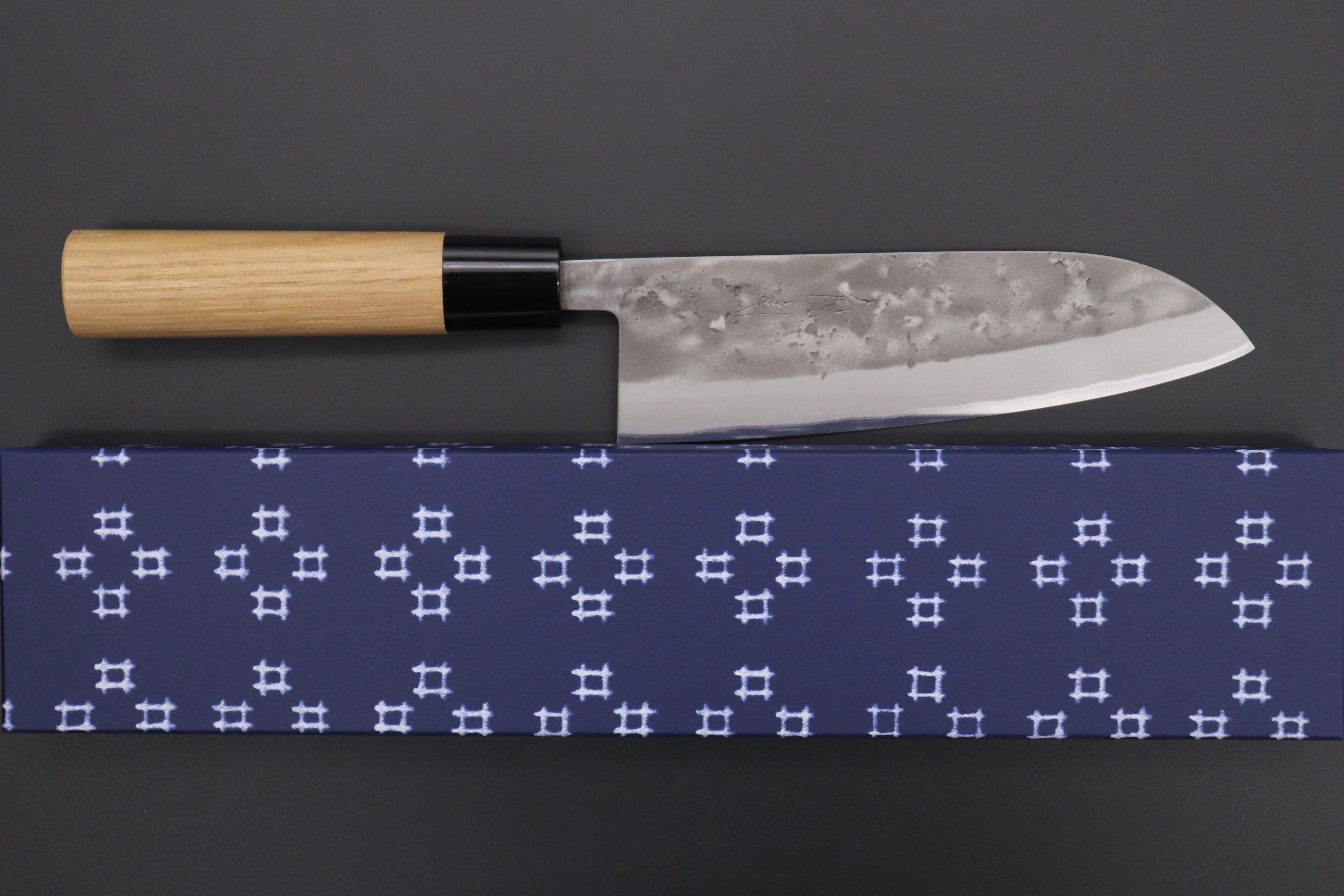 JCK Natures Blue Moon Series BM-3 Wa Santoku 170mm (6.6 inch) - Image 8