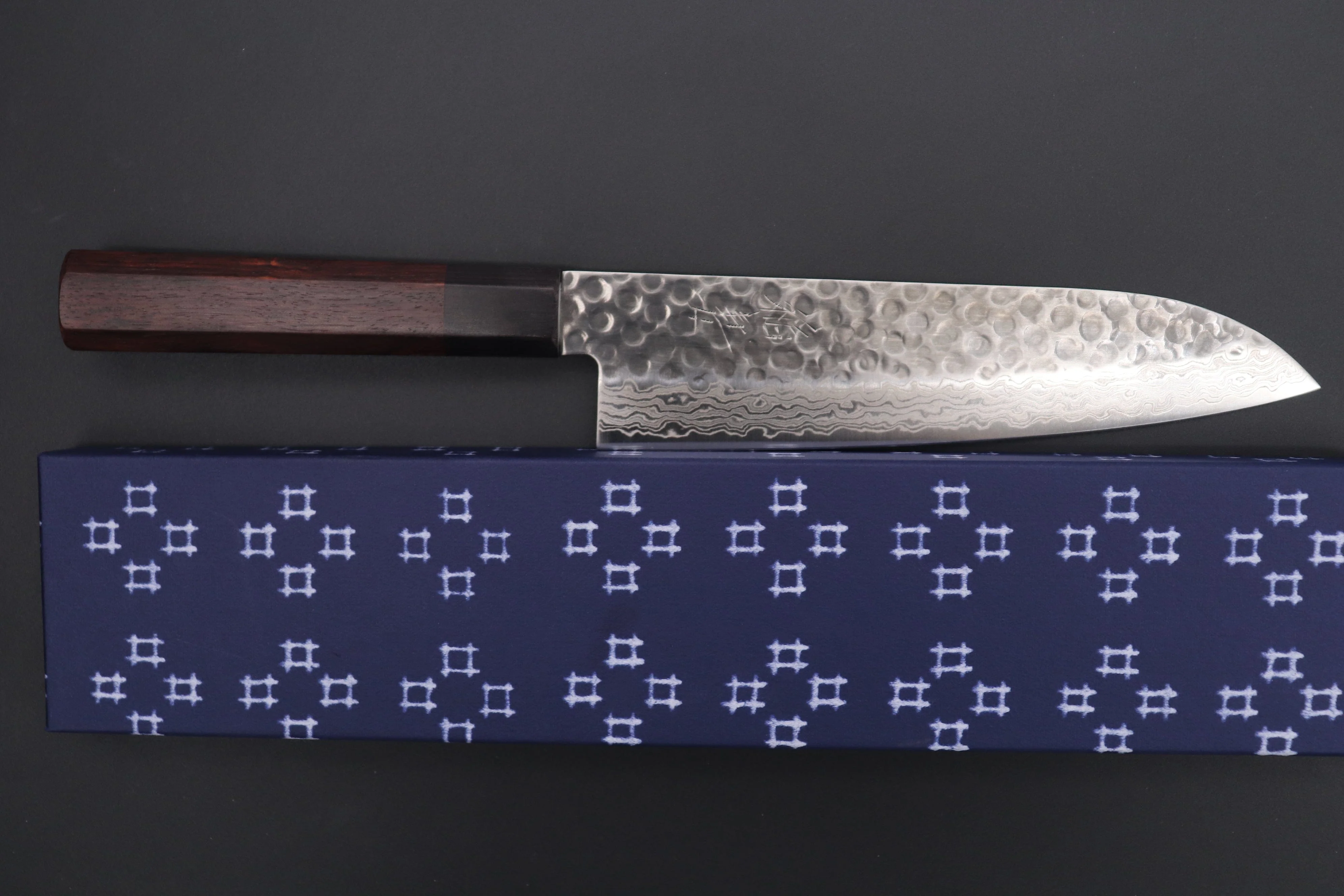 JCK Natures Inazuma Series IN-2 Wa Santoku 180mm (7 inch) - Image 9