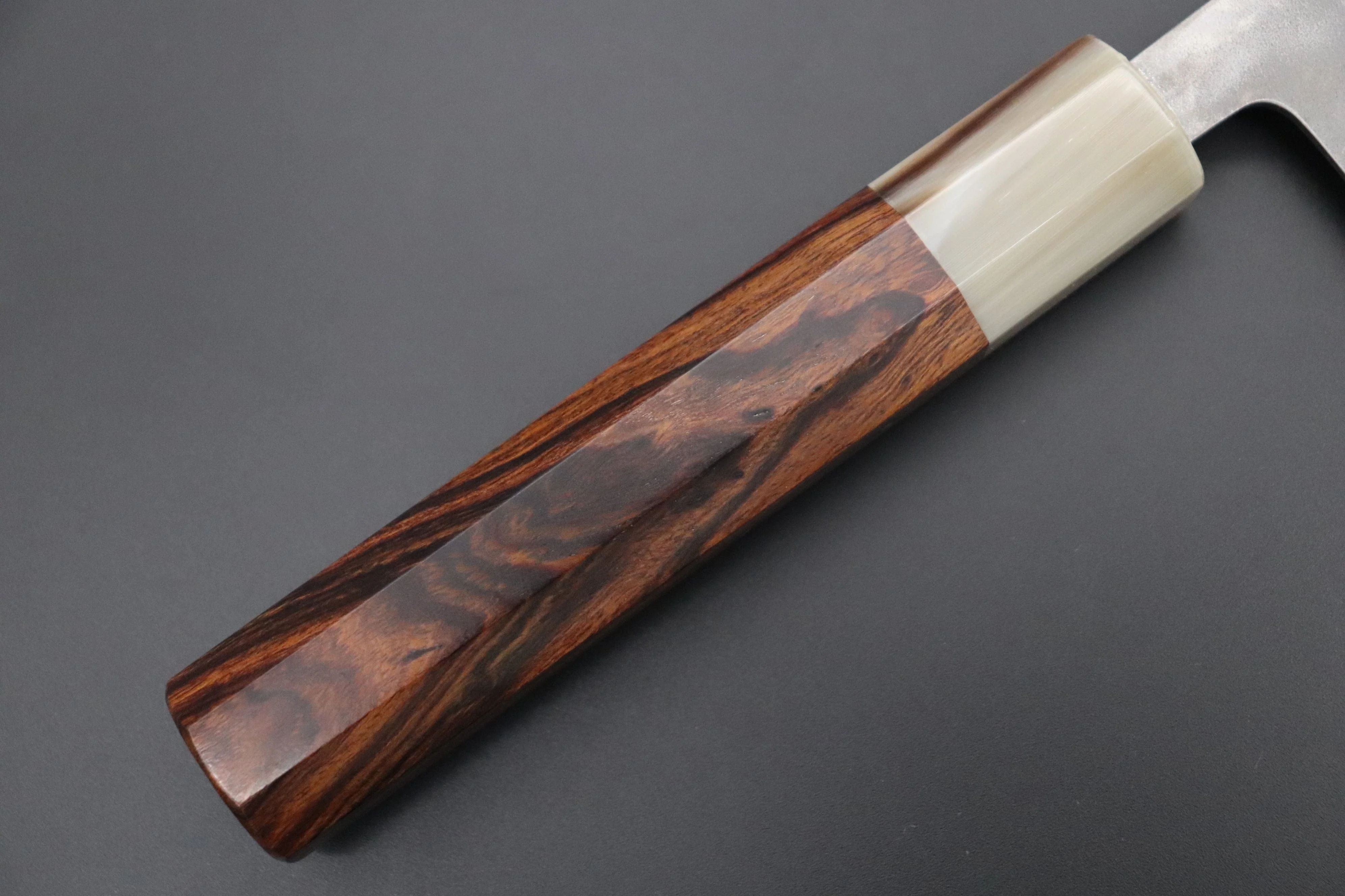 JCK Natures "Super Blue Moon Series" BMS-4 Nakiri 165mm (6.4 inch, Octagonal Desert Ironwood Handle) - Image 3