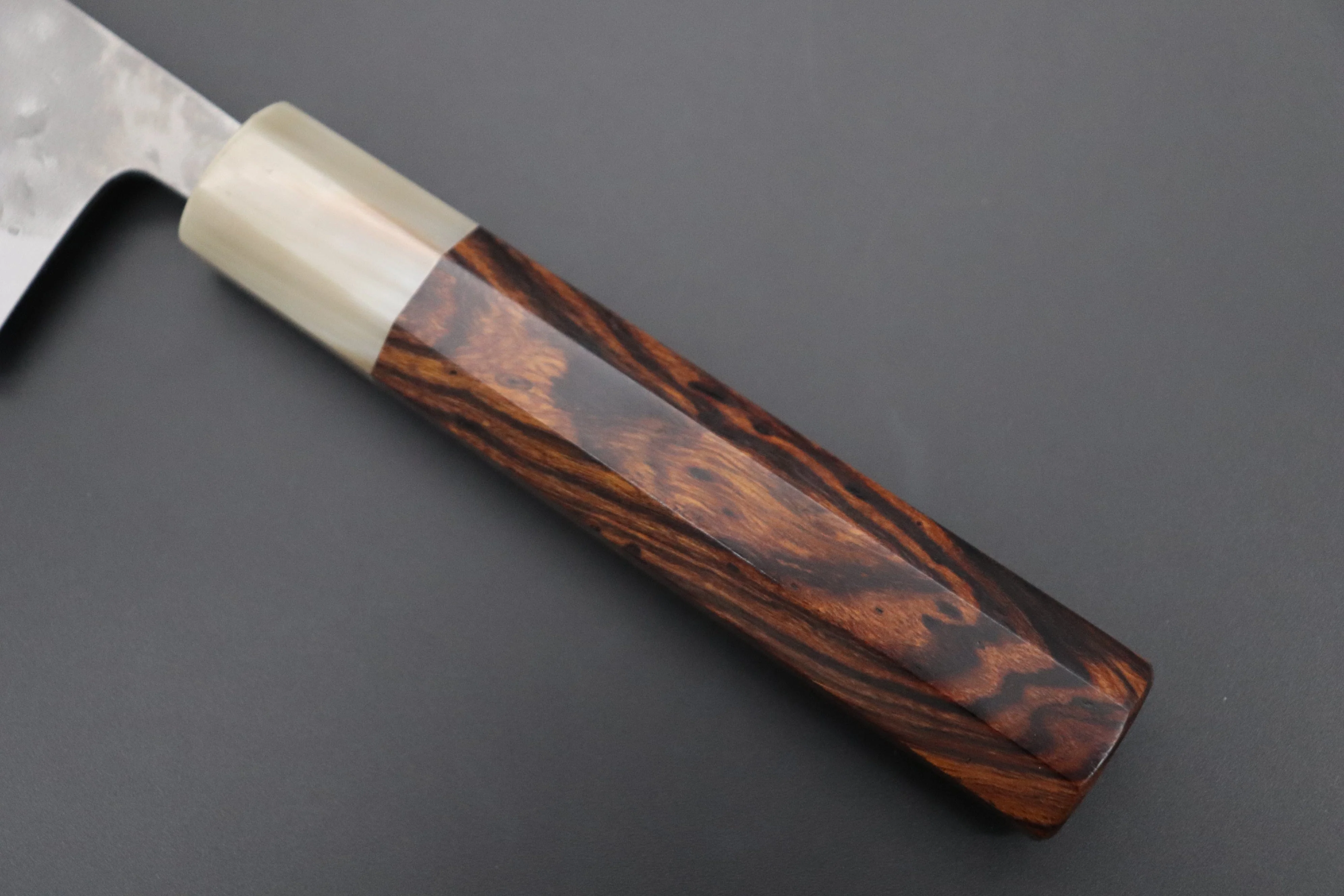 JCK Natures "Super Blue Moon Series" BMS-4 Nakiri 165mm (6.4 inch, Octagonal Desert Ironwood Handle) - Image 7