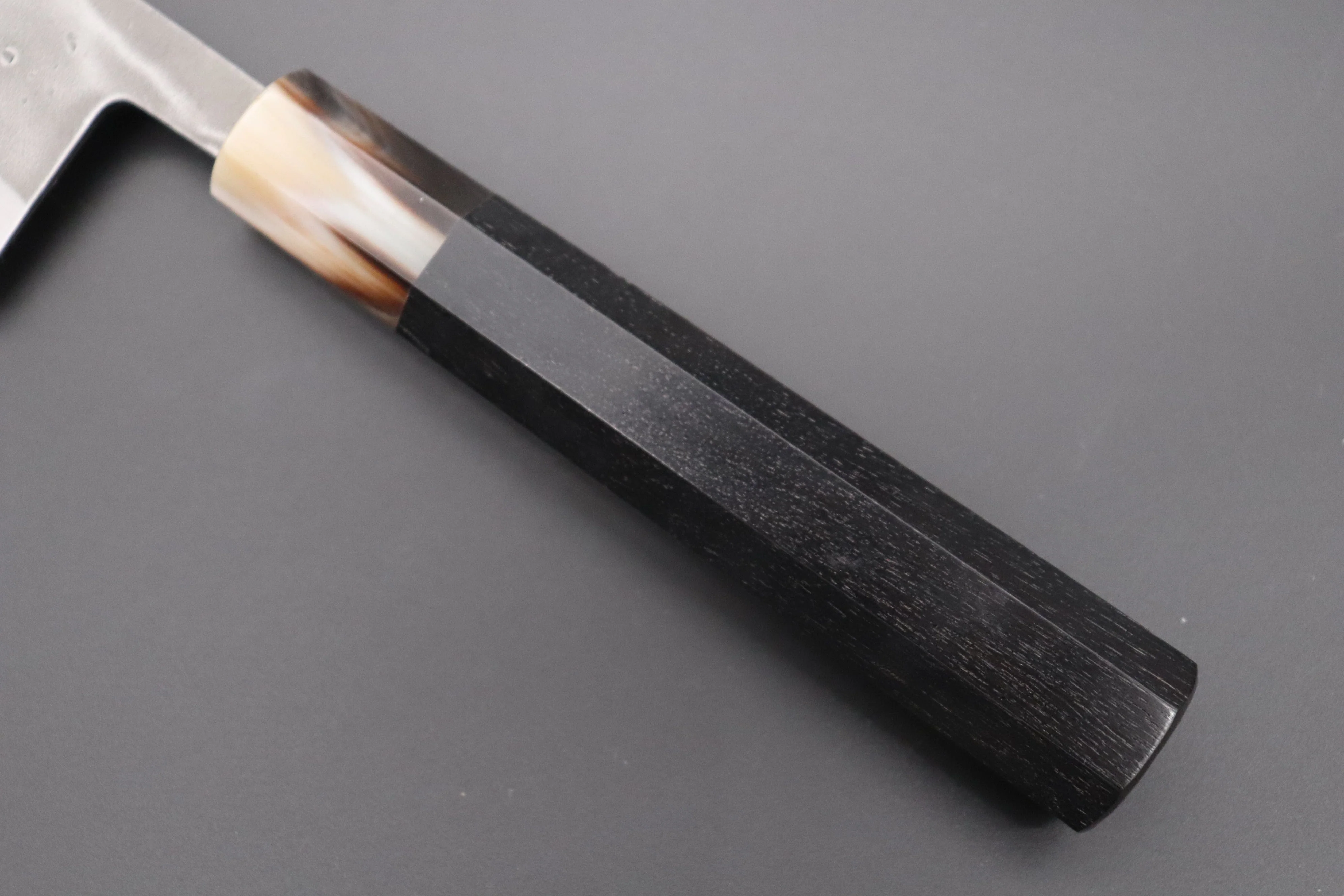 JCK Natures "Super Blue Moon Series" BMS-5LE Wa Gyuto 240mm (9.4 inch, Octagonal Ebonywood Handle) - Image 7