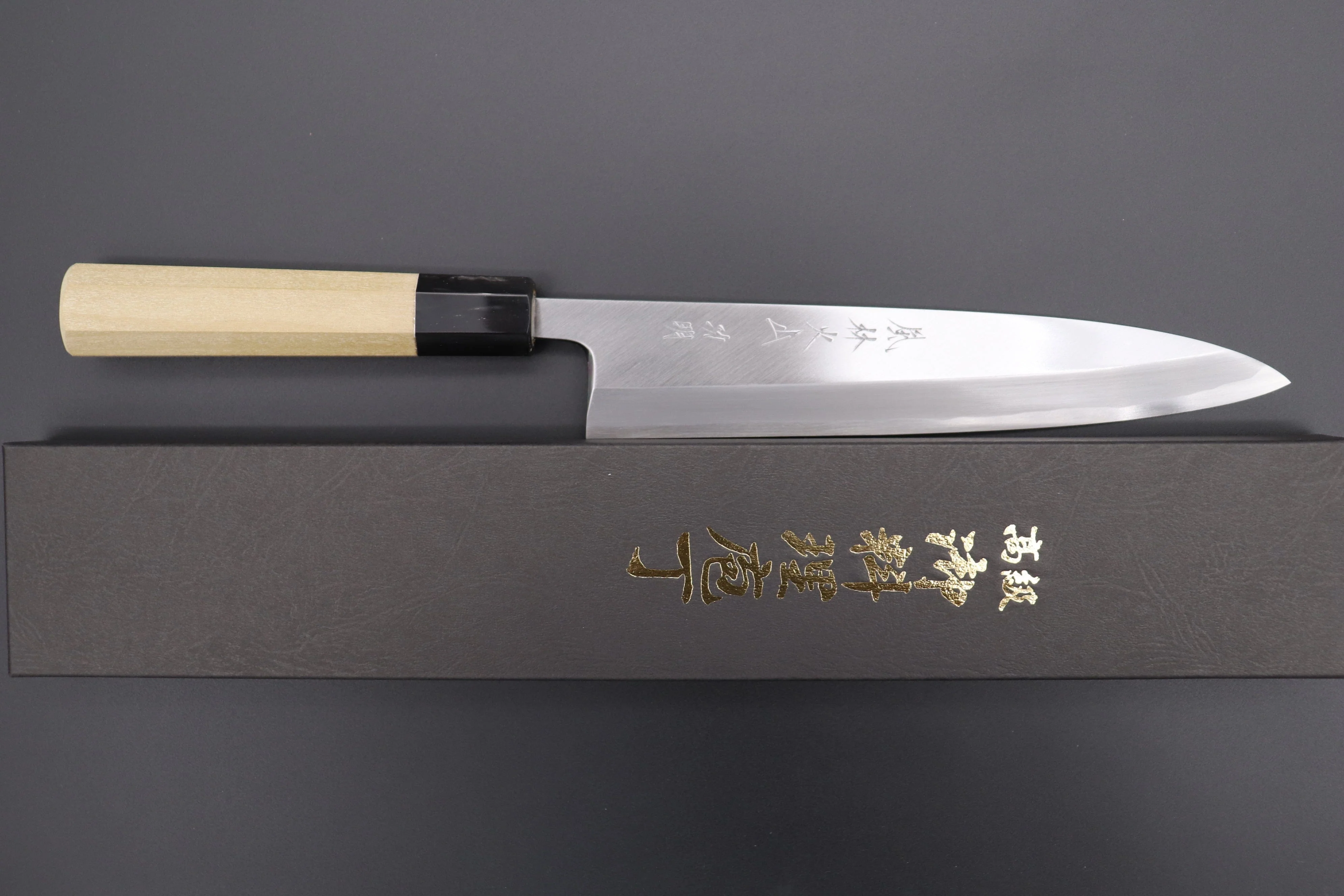 Fu-Rin-Ka-Zan Hon Kasumi Series Blue Steel No.2 Mioroshi Deba (210mm and 240mm, 2 Sizes) - Image 9