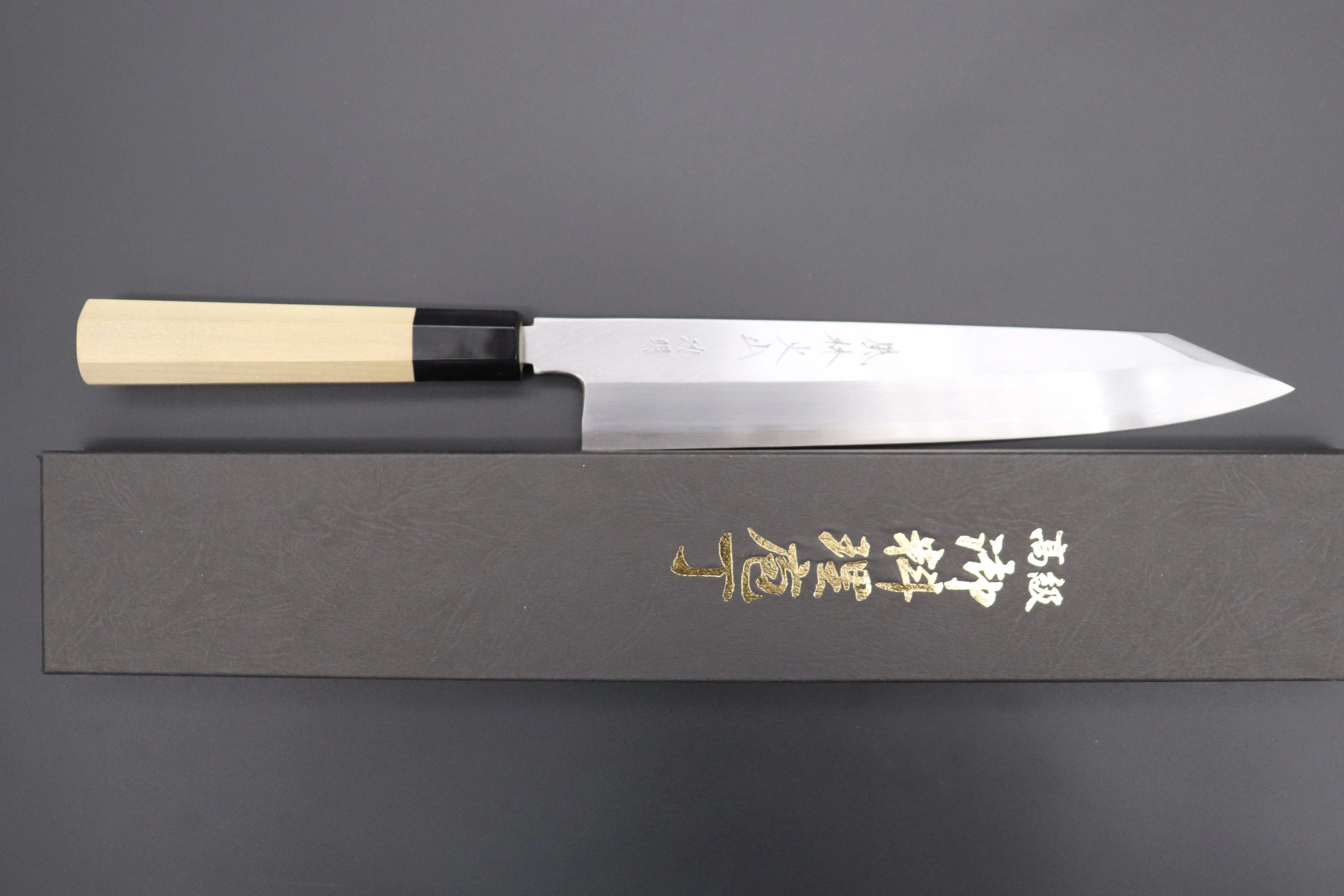 Fu-Rin-Ka-Zan Hon Kasumi Series Blue Steel No.2 Kiritsuke (240mm and 270mm) - Image 9