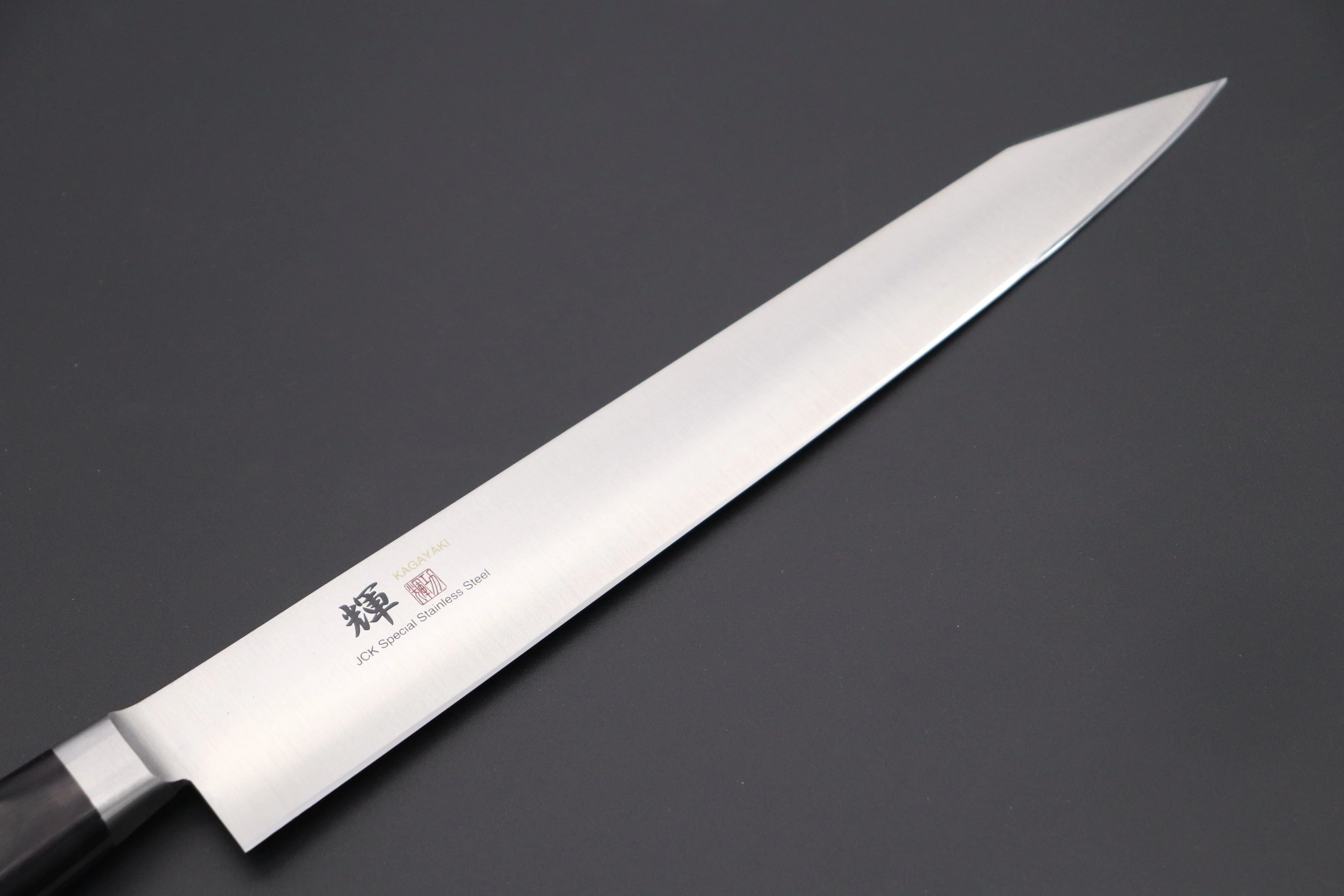 JCK Original Kagayaki Basic Series KG-10KES Kiritsuke Sujihiki 270mm (10.6 Inch, Special Order Made, Kiritsuke Blade Version) - Image 3
