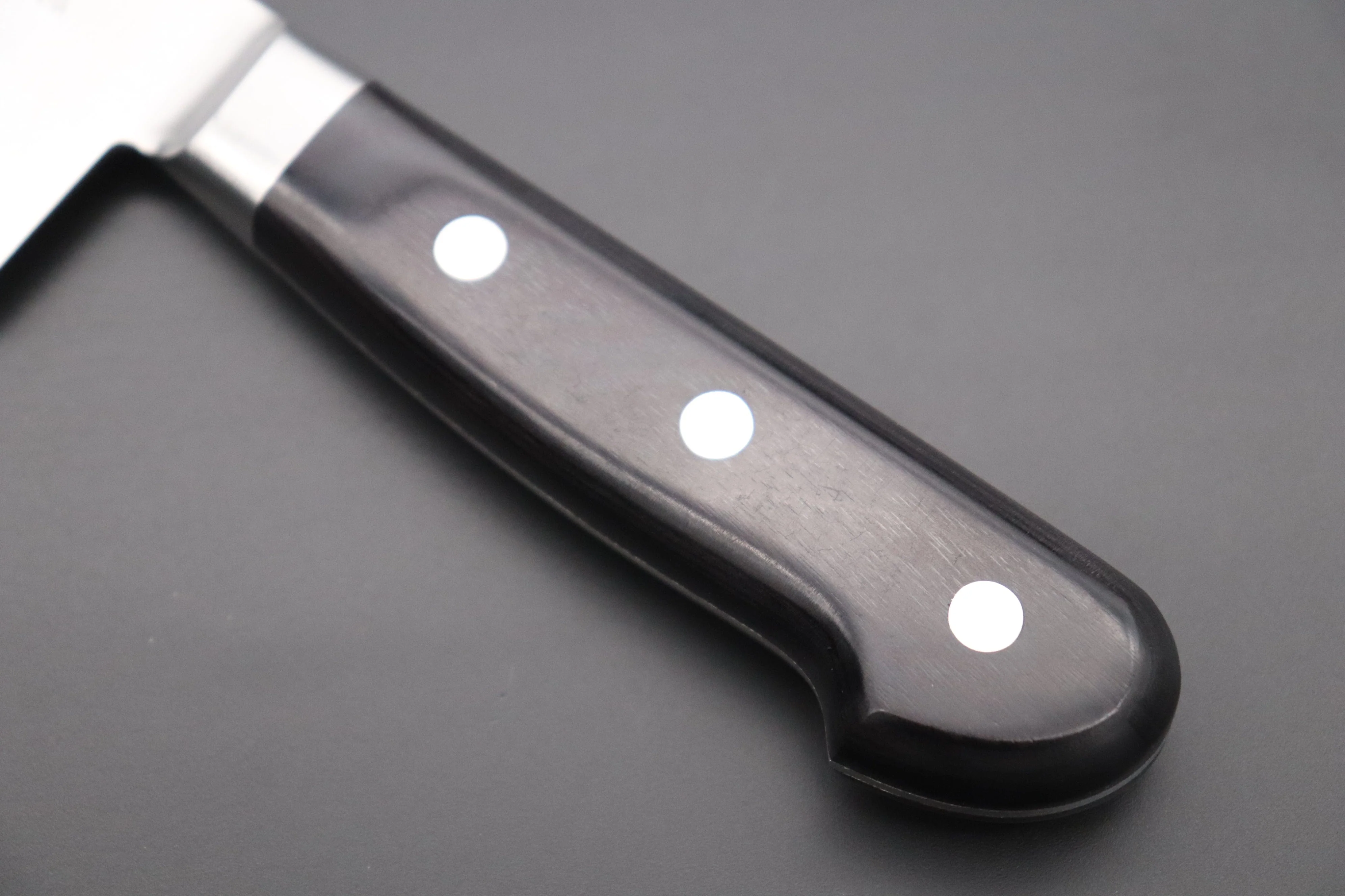 JCK Original Kagayaki Blue Steel No.2 Clad Series Gyuto (180mm to 270mm, 4 sizes) - Image 7