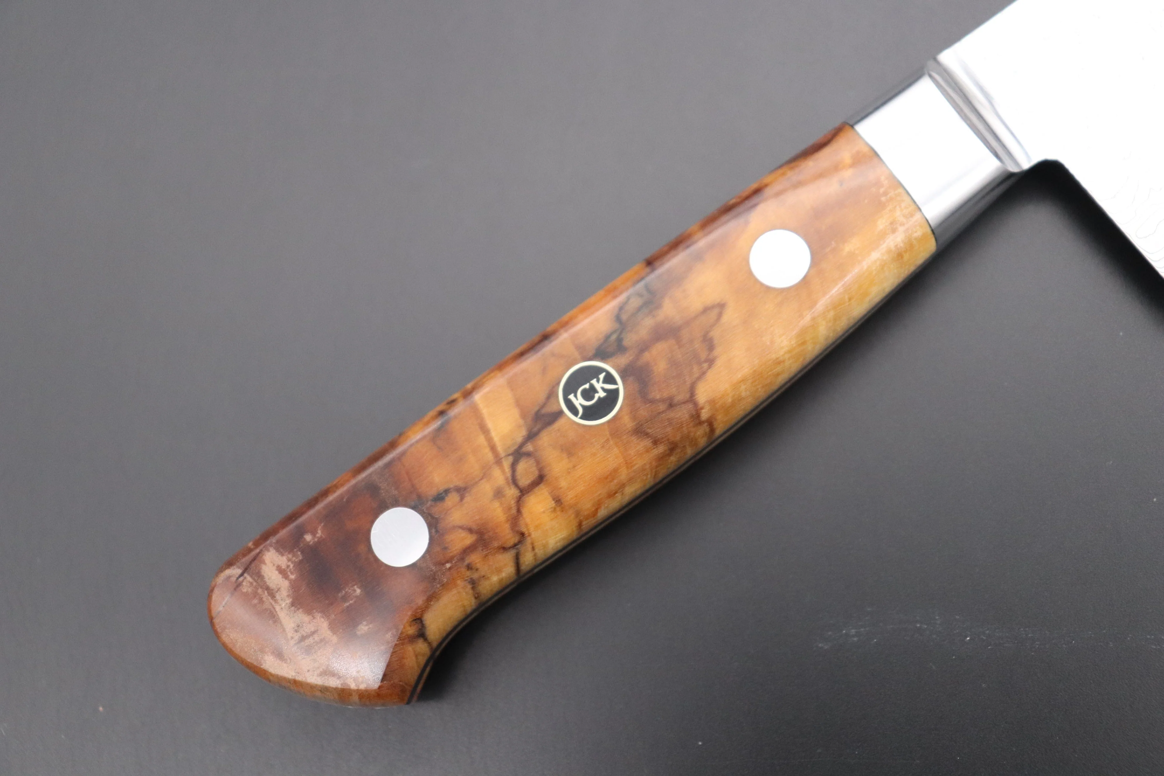 JCK Original Kagayaki Grand Canyon R-2 White & Silver Damascus Series GCYU-29 Bunka | Kiritsuke 175mm (6.8 Inch) - Image 3