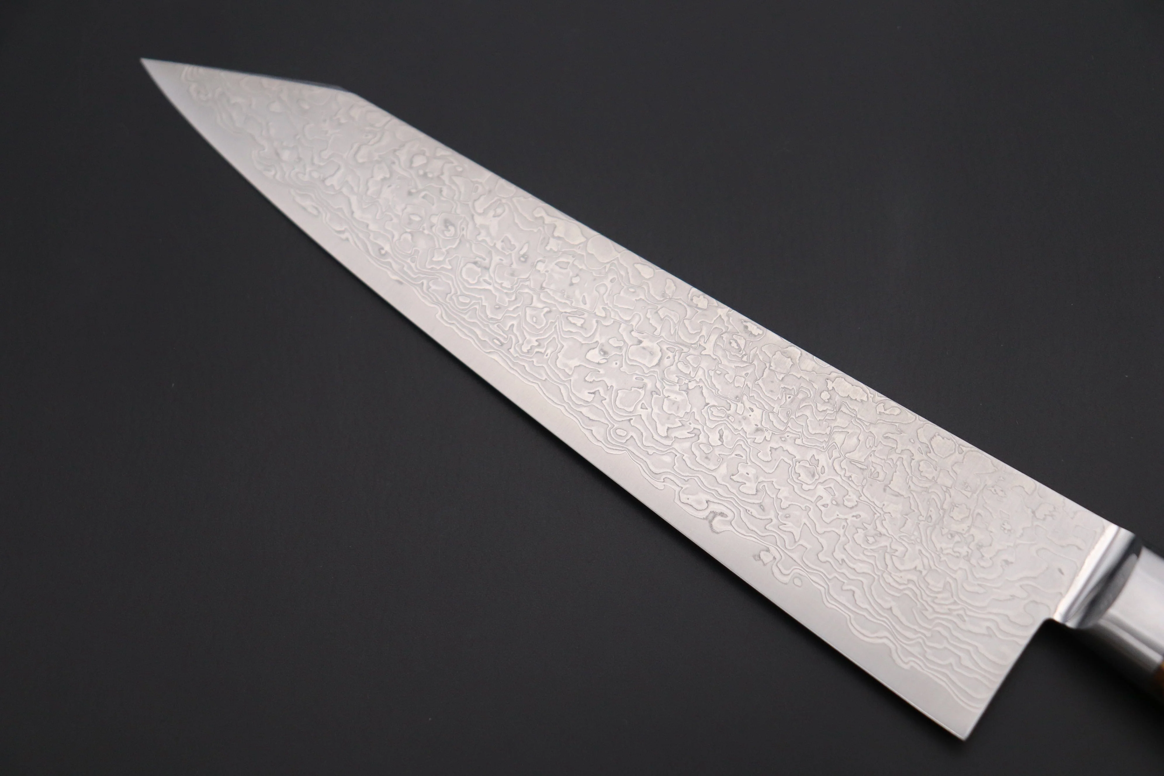JCK Original Kagayaki Grand Canyon R-2 White & Silver Damascus Series GCYU-35 Kiritsuke Gyuto 200mm (7.8 Inch) - Image 6
