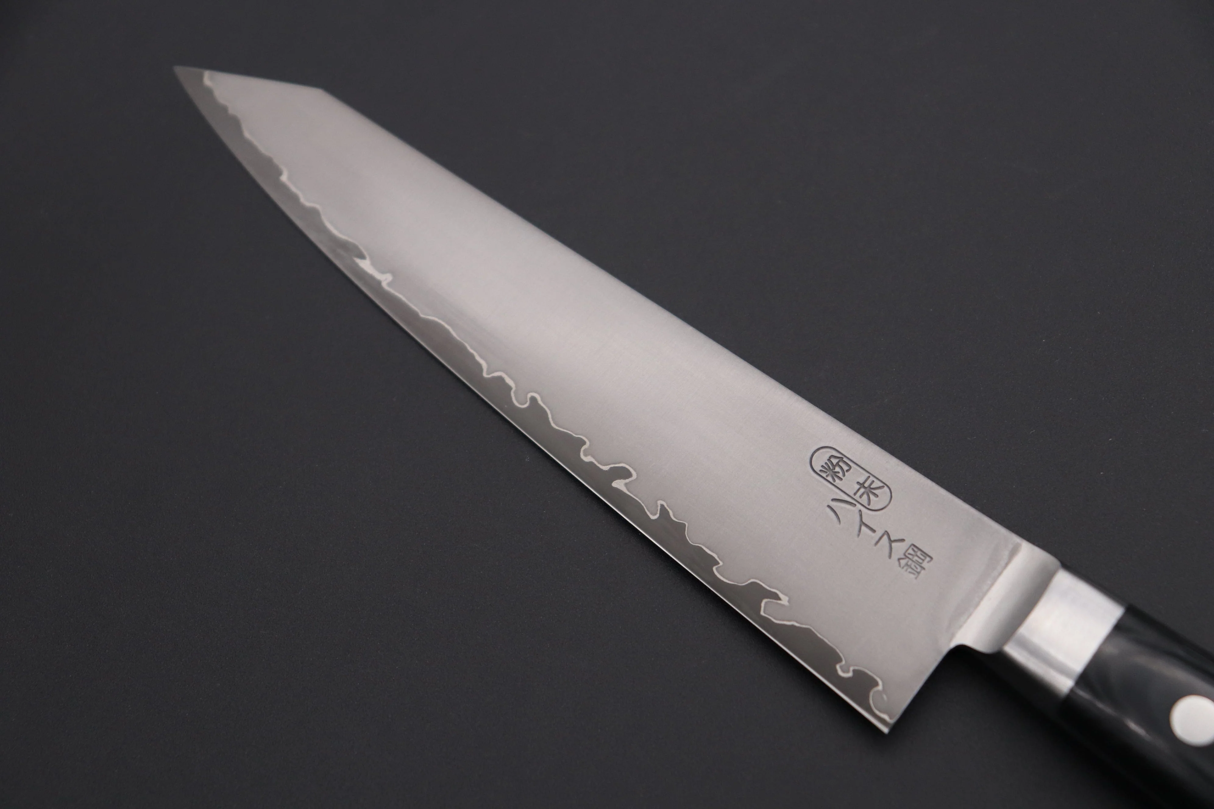 JCK Original Kagayaki NOVEL BLACK Edition | R-2 Laminated KNB-1 Kiritsuke Petty 145mm (5.7 Inch) - Image 6