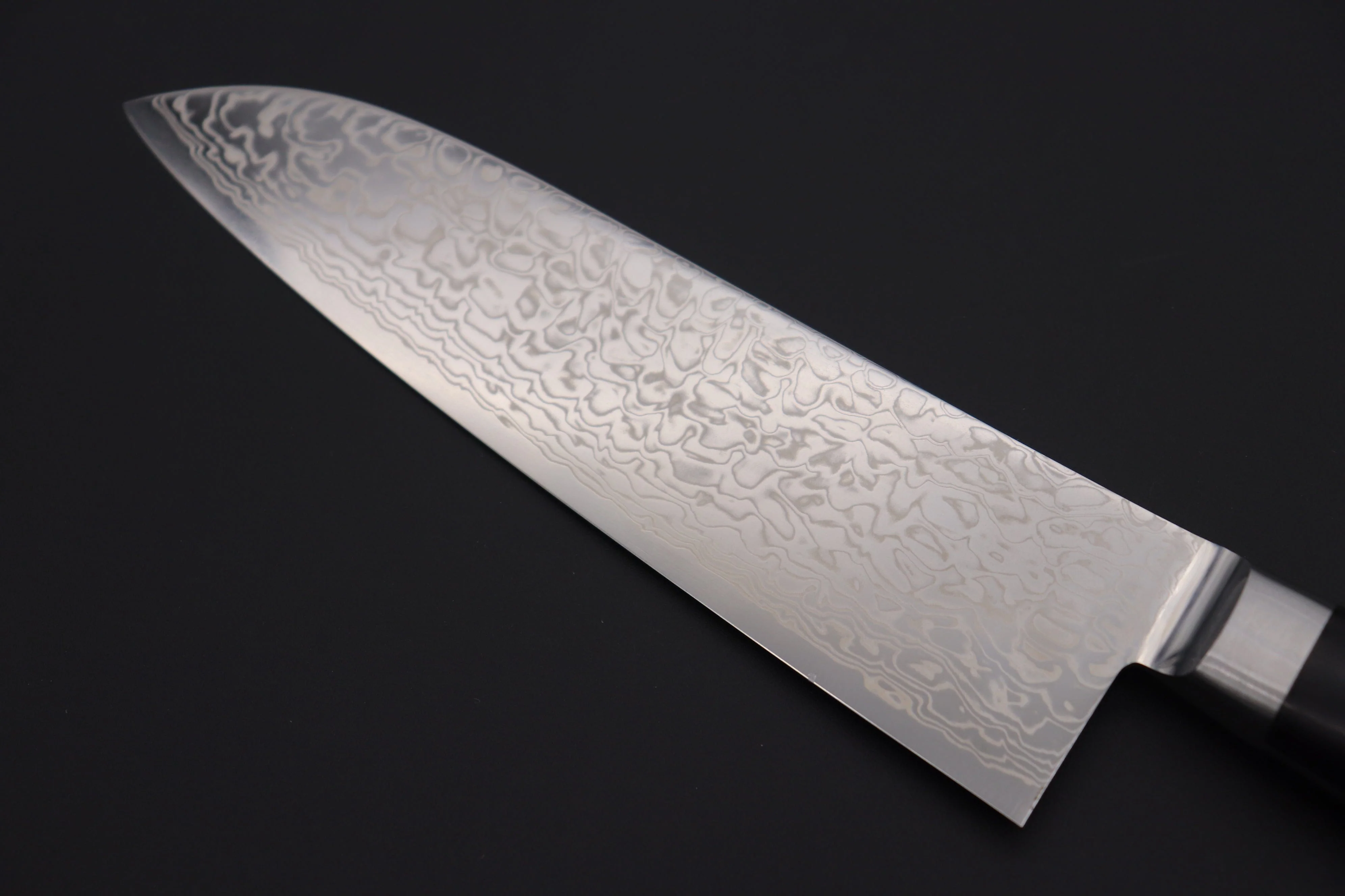 JCK Original Kagayaki R-2 Damascus Series KGRP-2 Santoku 175mm (6.8inch, Polished Blade) - Image 7