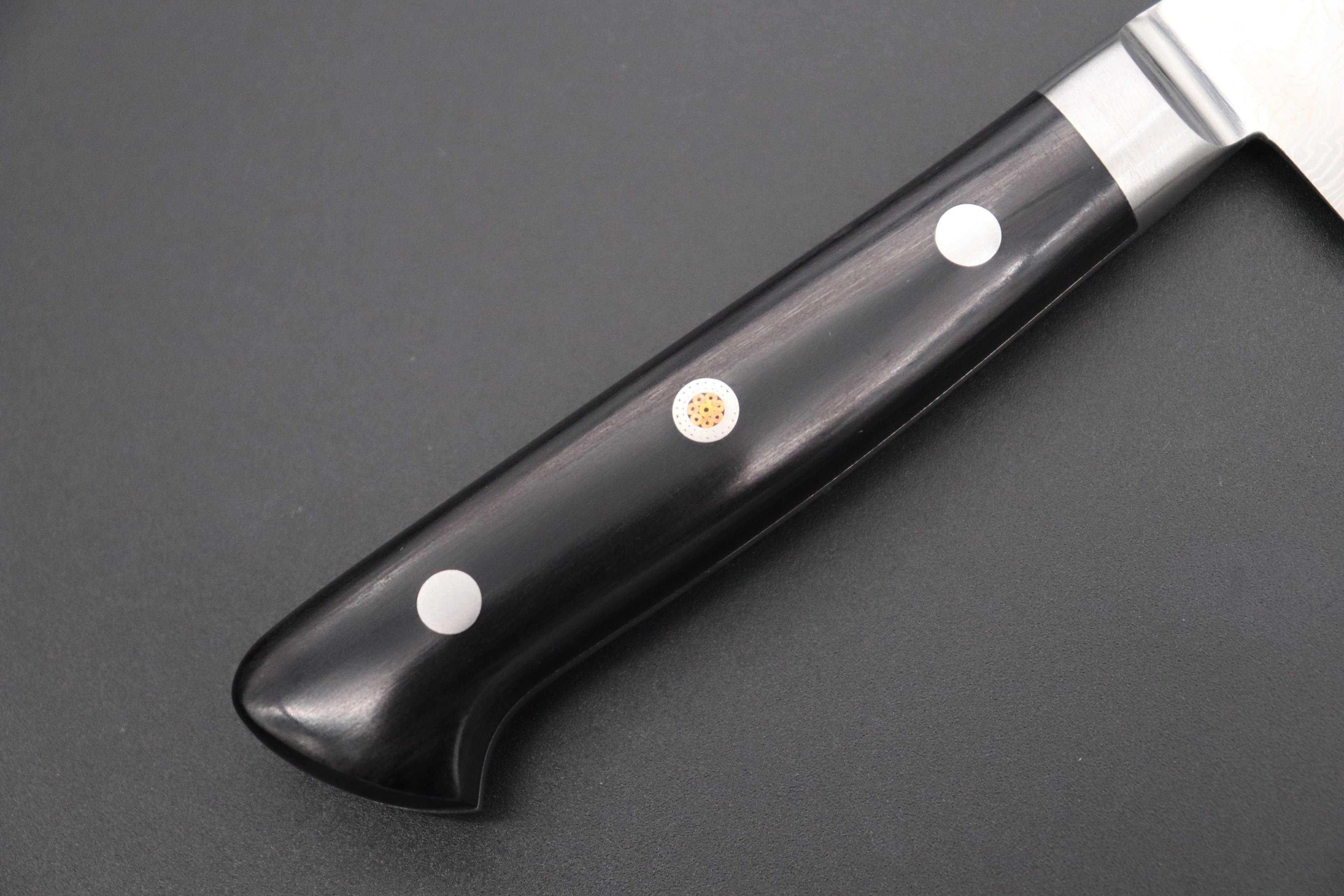 JCK Original Kagayaki R-2 Damascus Series KGRP-1 Petty 150mm (5.9 inch, Polished Blade) - Image 4