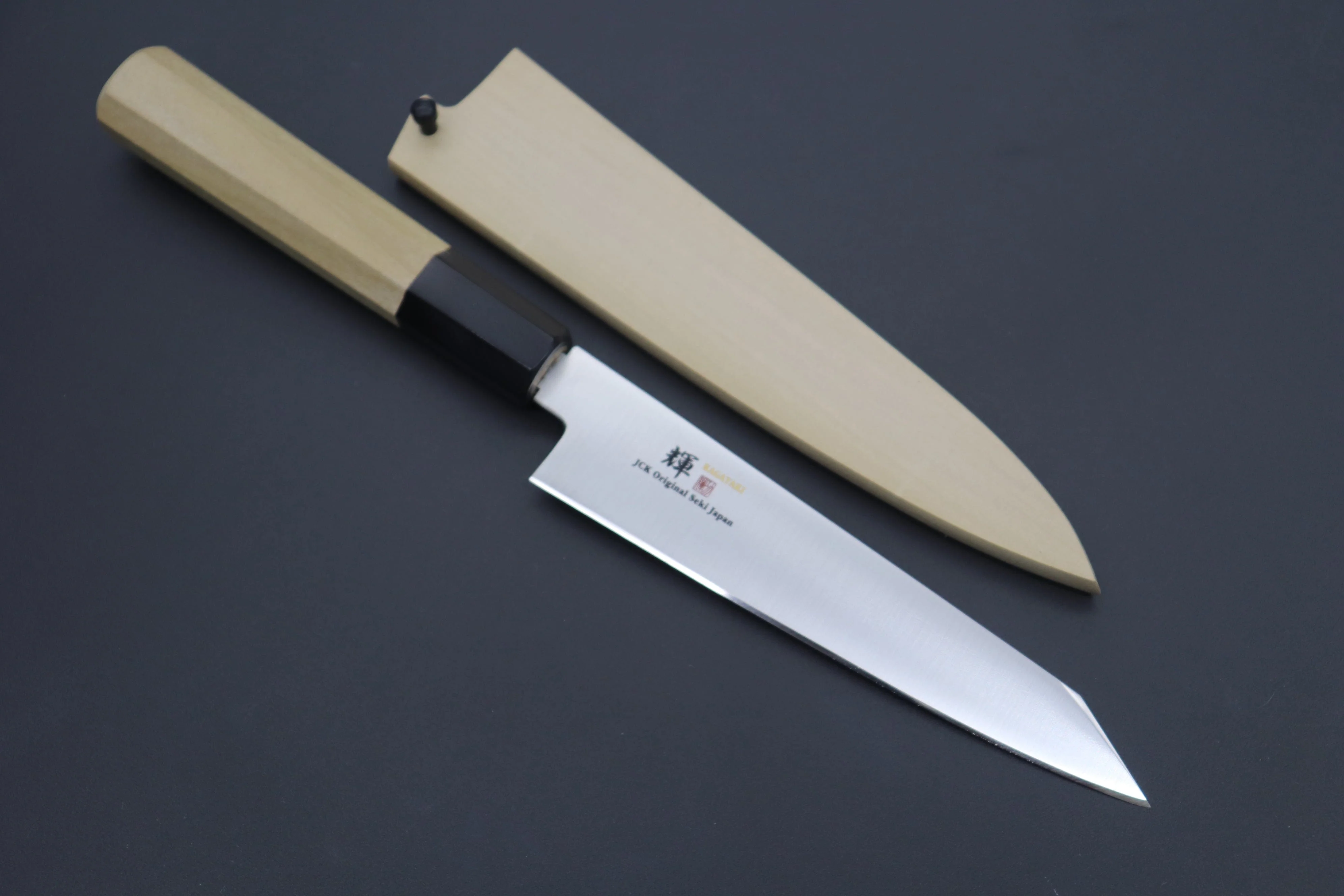 JCK Original Kagayaki VG-10 Series KV-WPKES Kiritsuke Petty 150mm(5.9 inch, Special Order Made, Kiritsuke Blade Version)