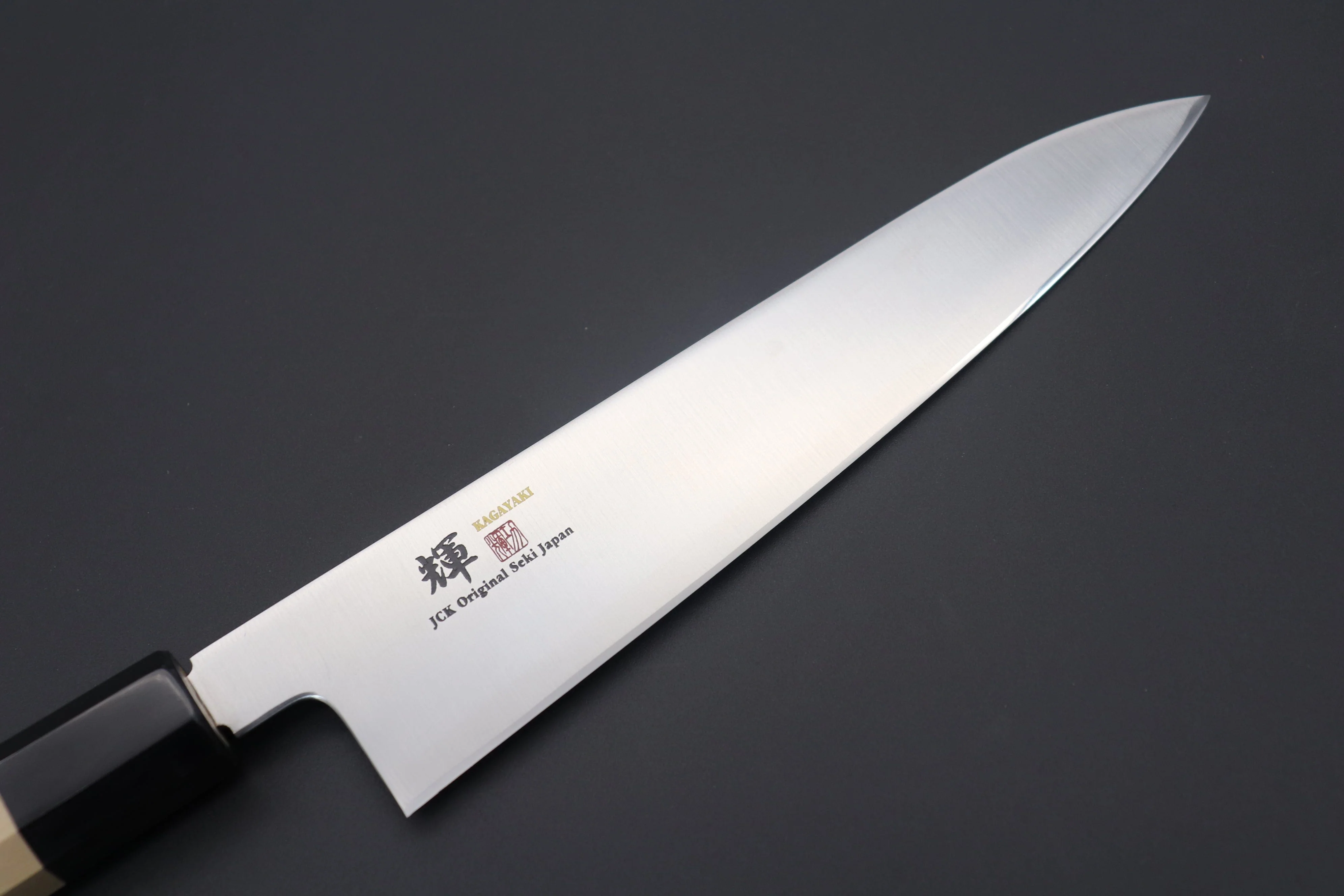 JCK Original Kagayaki Basic WA Series VG-10 Wa Gyuto (210mm to 270mm, 3 sizes) - Image 3