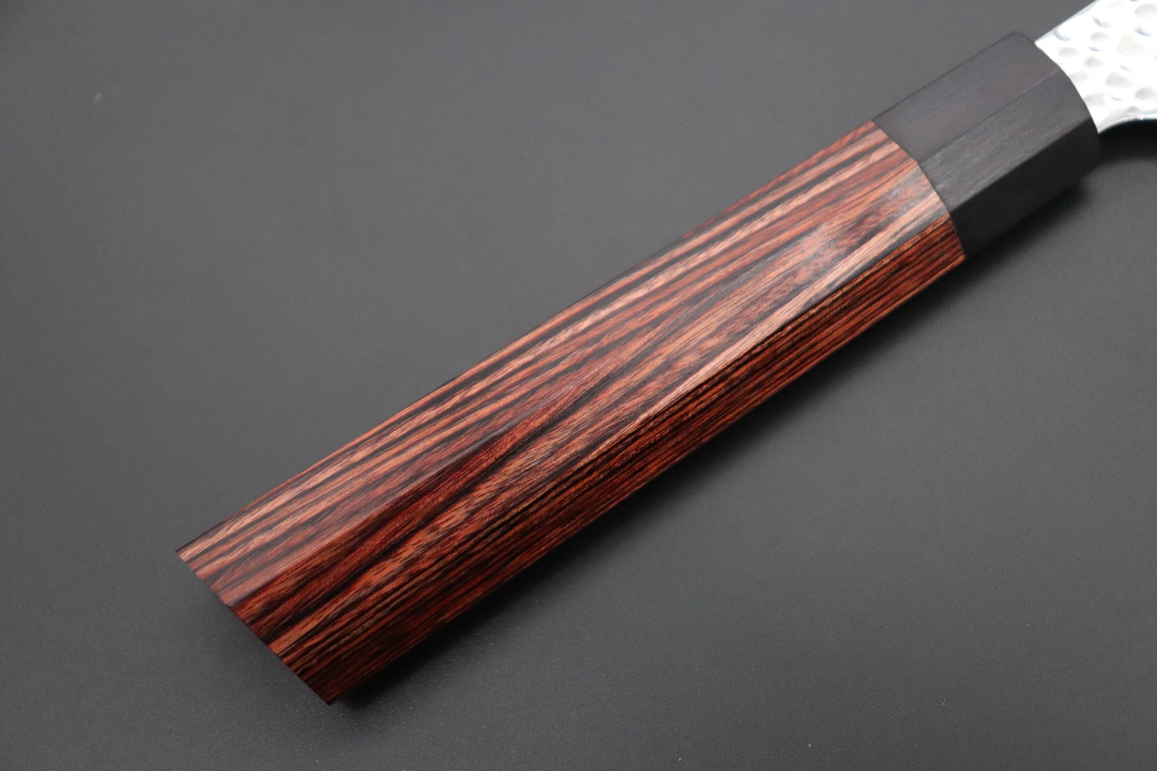 Kanetsugu Classic Hammered Wa Series CHW-2 Wa Santoku 175mm (6.8 Inch) - Image 3
