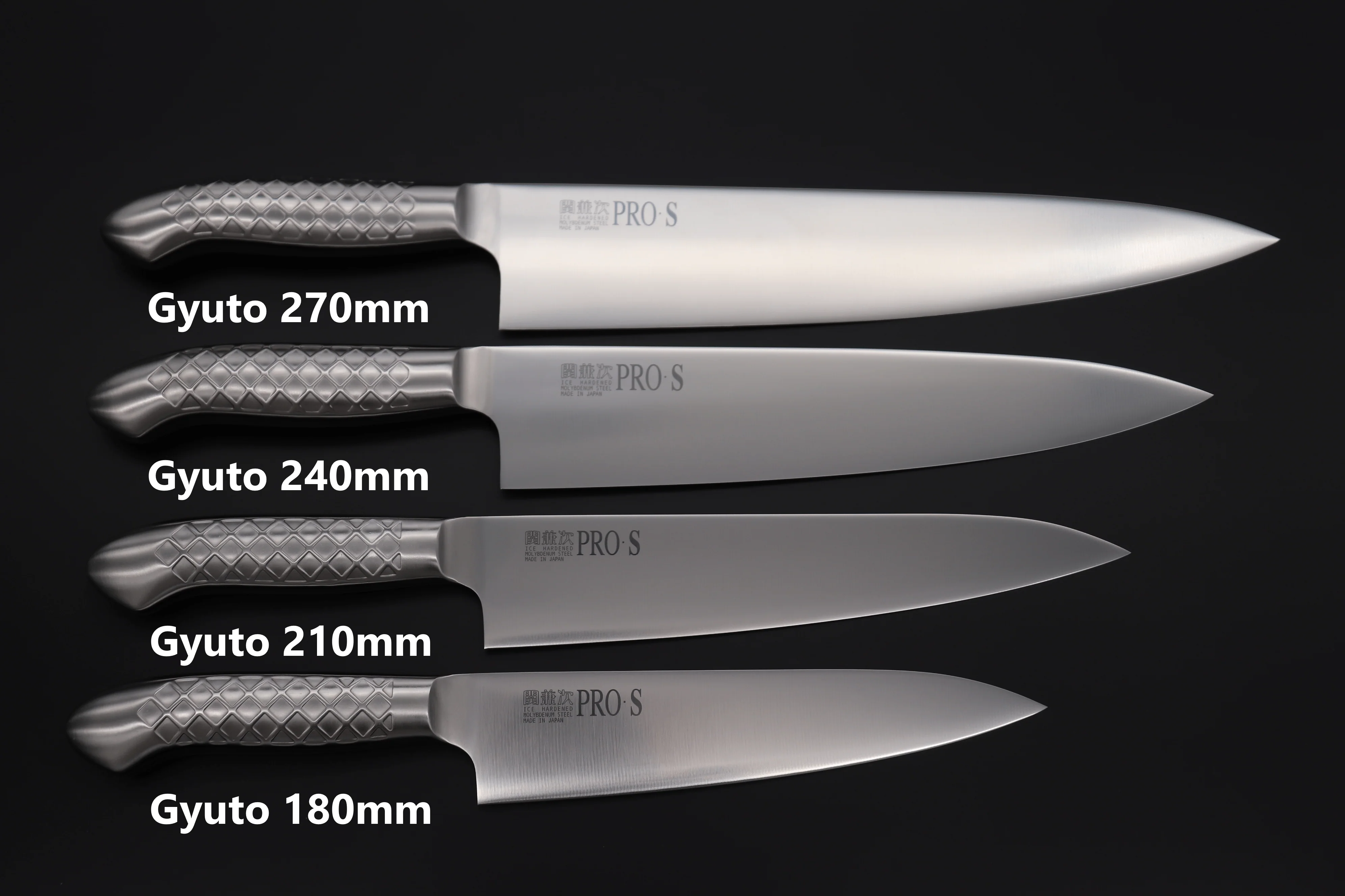 Kanetsugu Pro S Series Gyuto (180mm to 270mm, 4 sizes) - Image 9