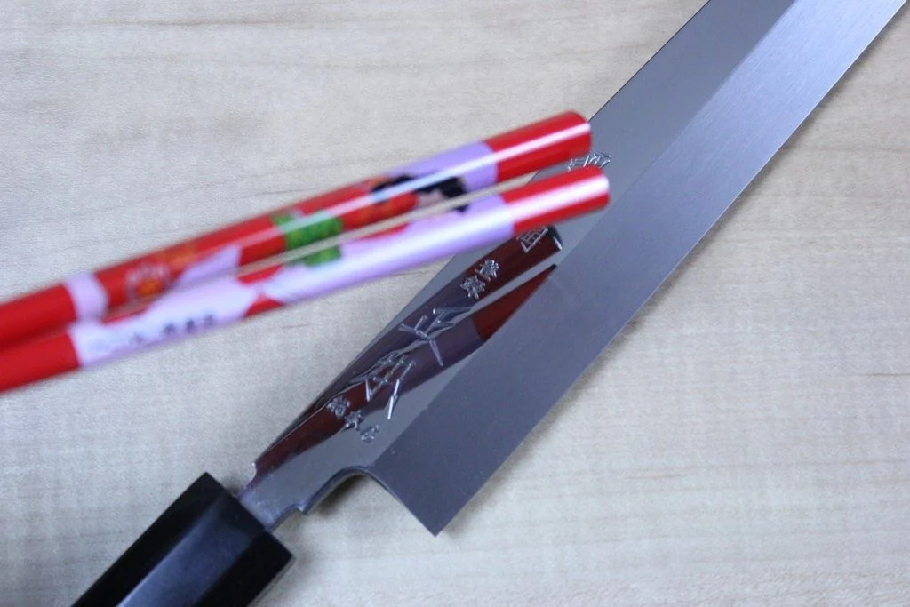 Masamoto HA Series Honyaki Blue Steel No.2 Yanagiba (240mm to 330mm, 4 sizes) - Image 3