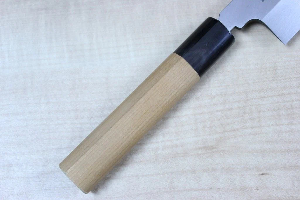 Masamoto HS Series Honyaki White Steel No.2 Kiritsuke Single Bevel Edge (240mm and 270mm, 2 sizes) - Image 3