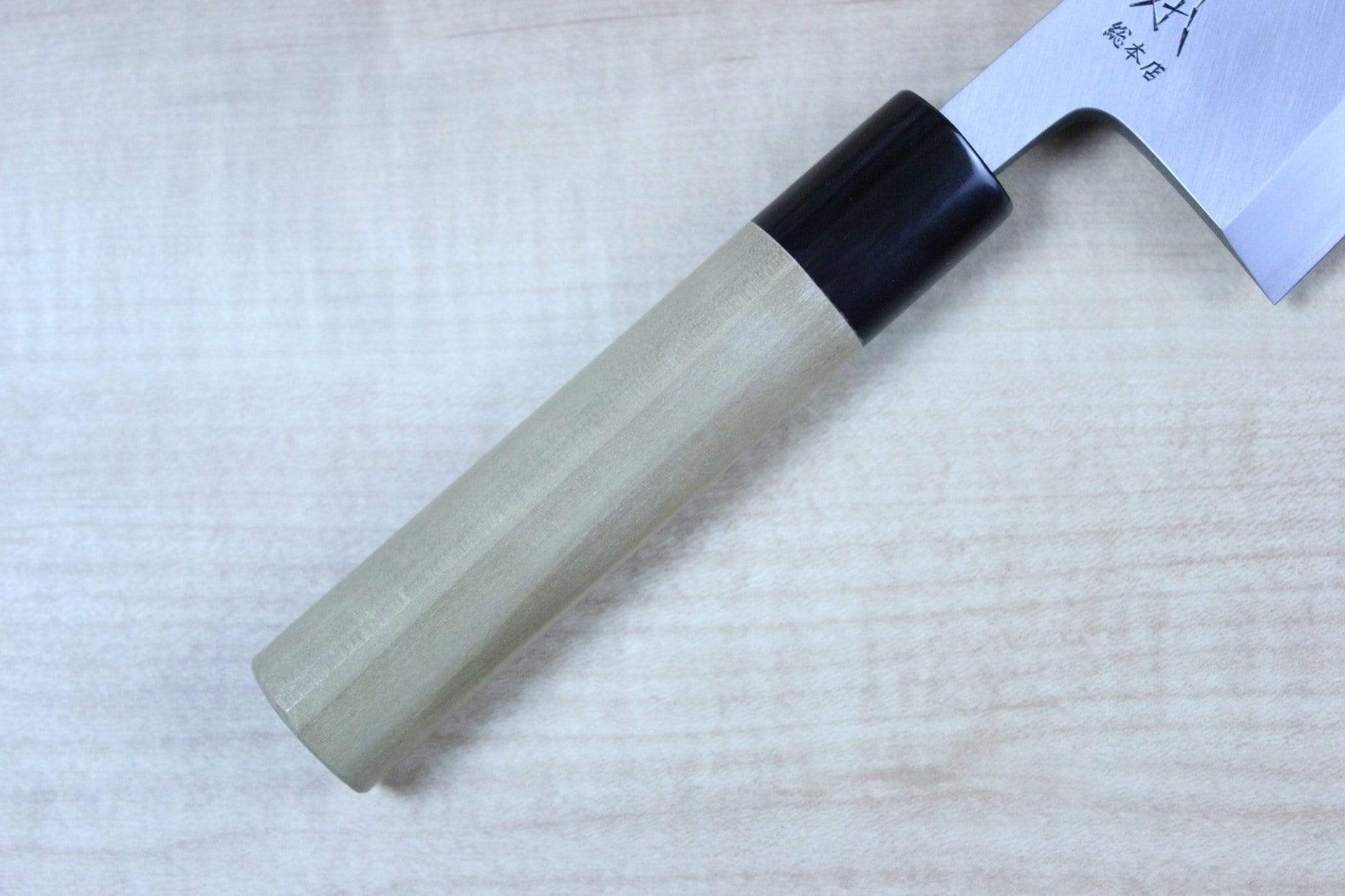 Masamoto KA Series Hon Kasumi Blue Steel No.2 Deba (150mm to 225mm, 6 sizes) - Image 4