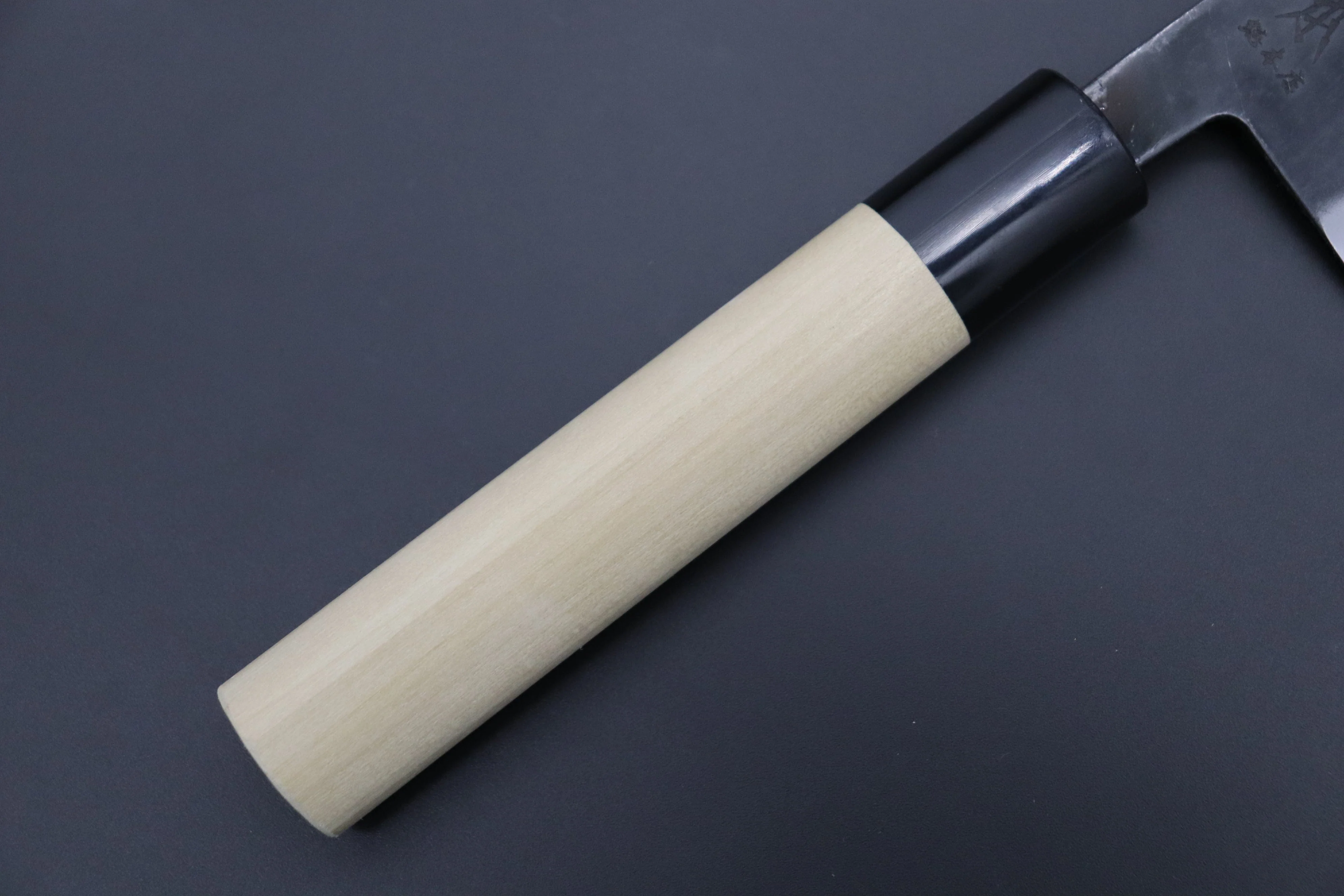 Masamoto KA Series Hon Kasumi Blue Steel No.2 KA-4817 Wa Santoku 170mm Double Bevel Edge - Image 3