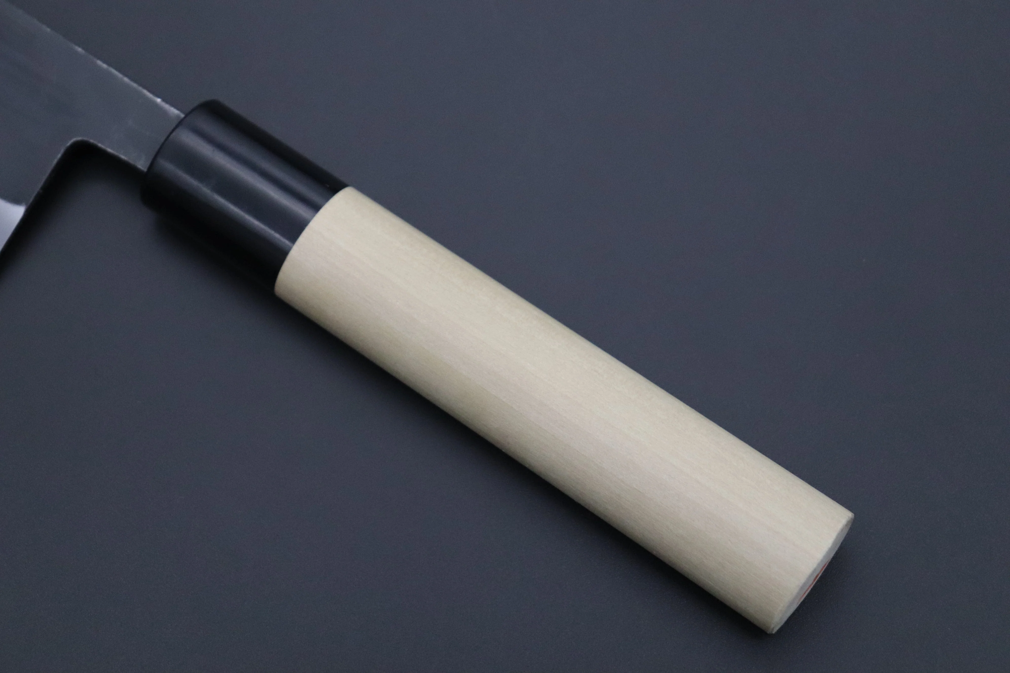 Masamoto KA Series Hon Kasumi Blue Steel No.2 KA-4817 Wa Santoku 170mm Double Bevel Edge - Image 7