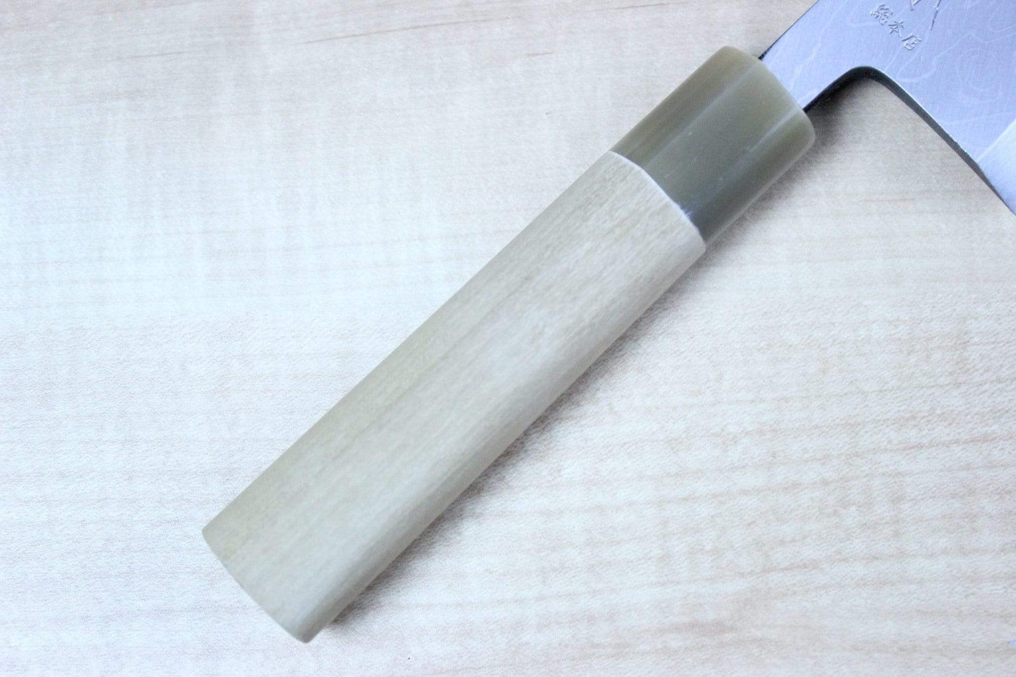 Masamoto KH Series Hon Kasumi Suminagashi Blue Steel No.2 Deba (150mm to 225mm, 6 sizes) - Image 3