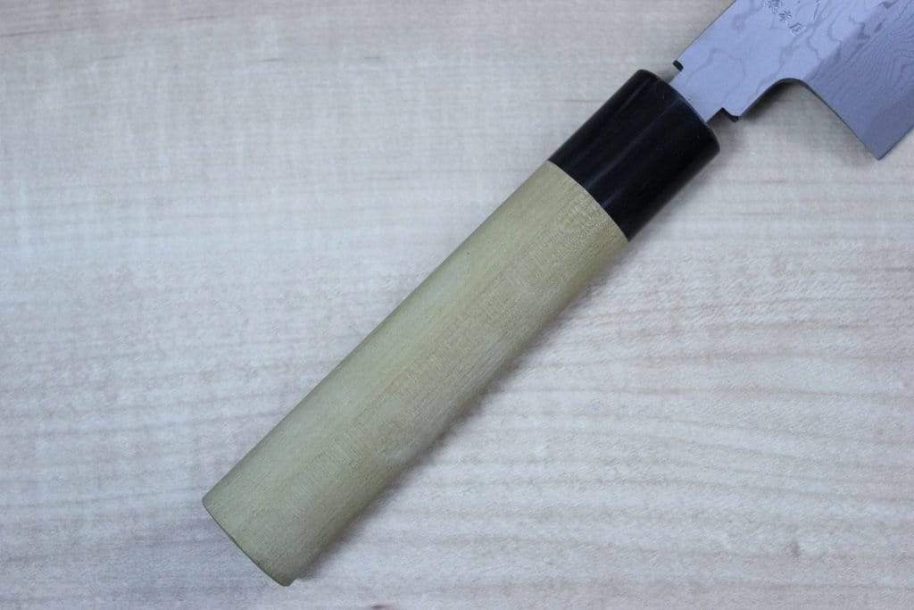 Masamoto KH Series Hon Kasumi Suminagashi Blue Steel No.2 Usuba (210mm and 225mm, 2 sizes) - Image 4