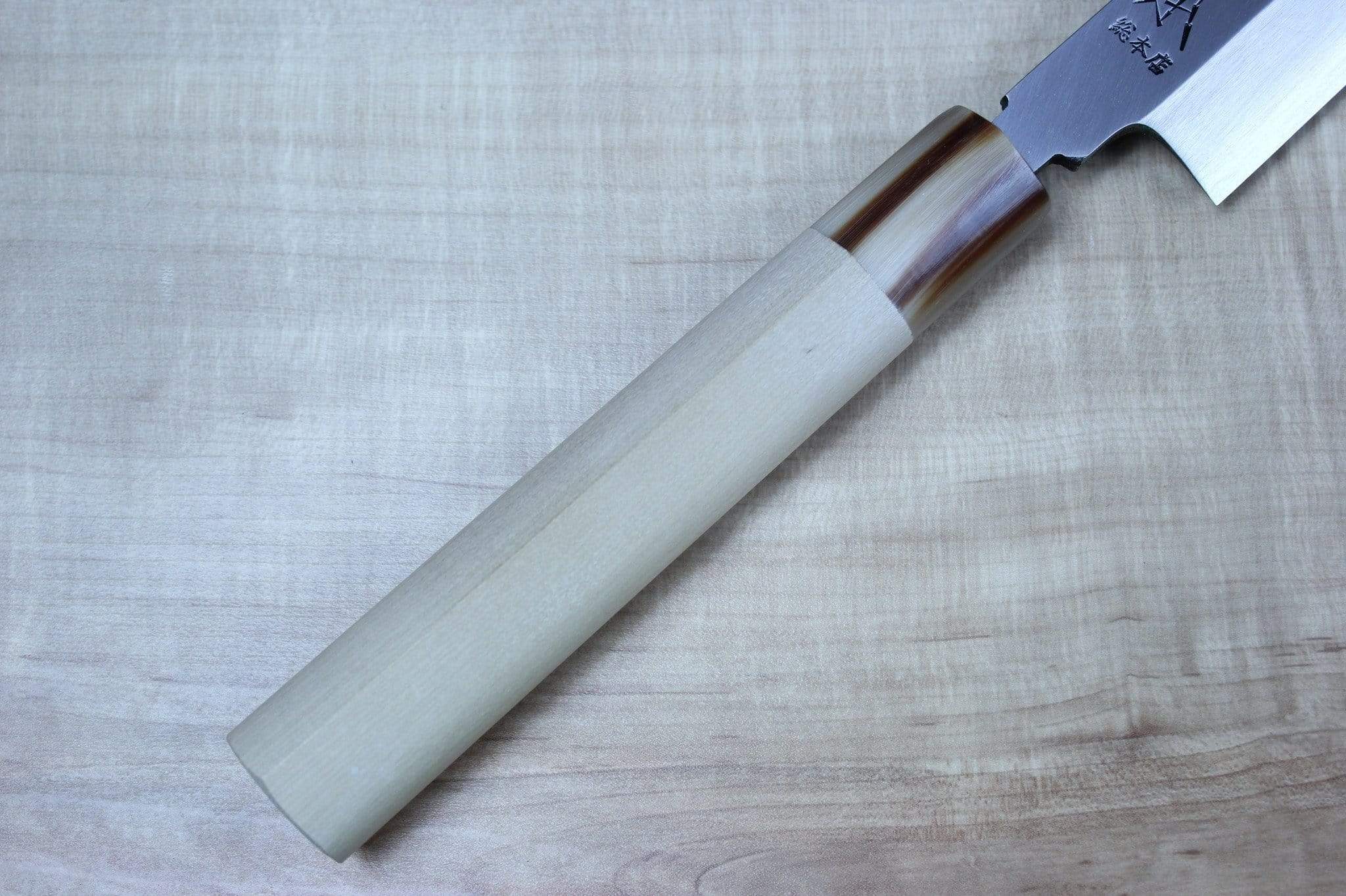 Masamoto KI Series Hon Kasumi White Steel No.1 Yanagiba (270mm to 330mm, 3 sizes) - Image 4