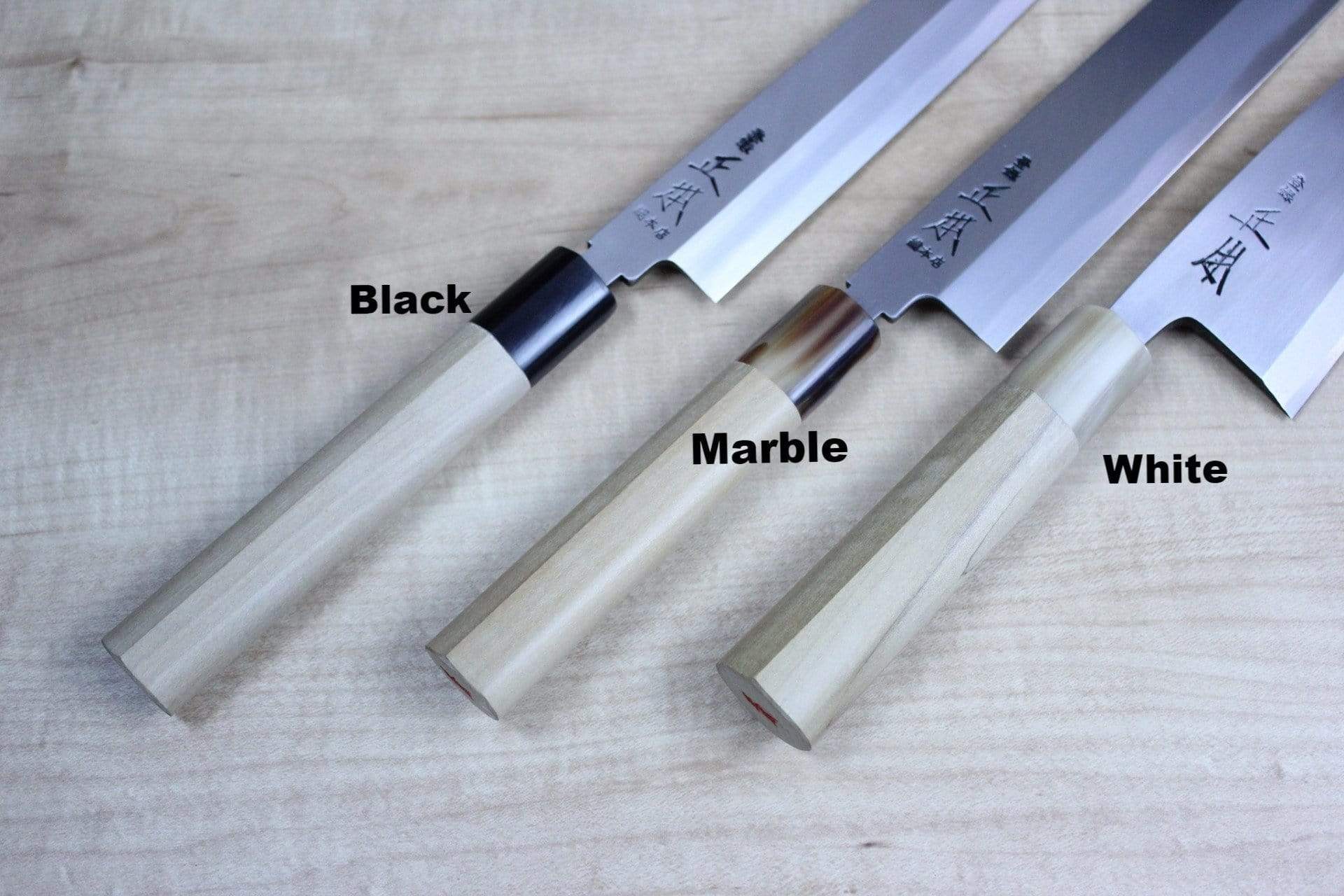 Masamoto KI Series Hon Kasumi White Steel No.1 Yanagiba (270mm to 330mm, 3 sizes) - Image 5