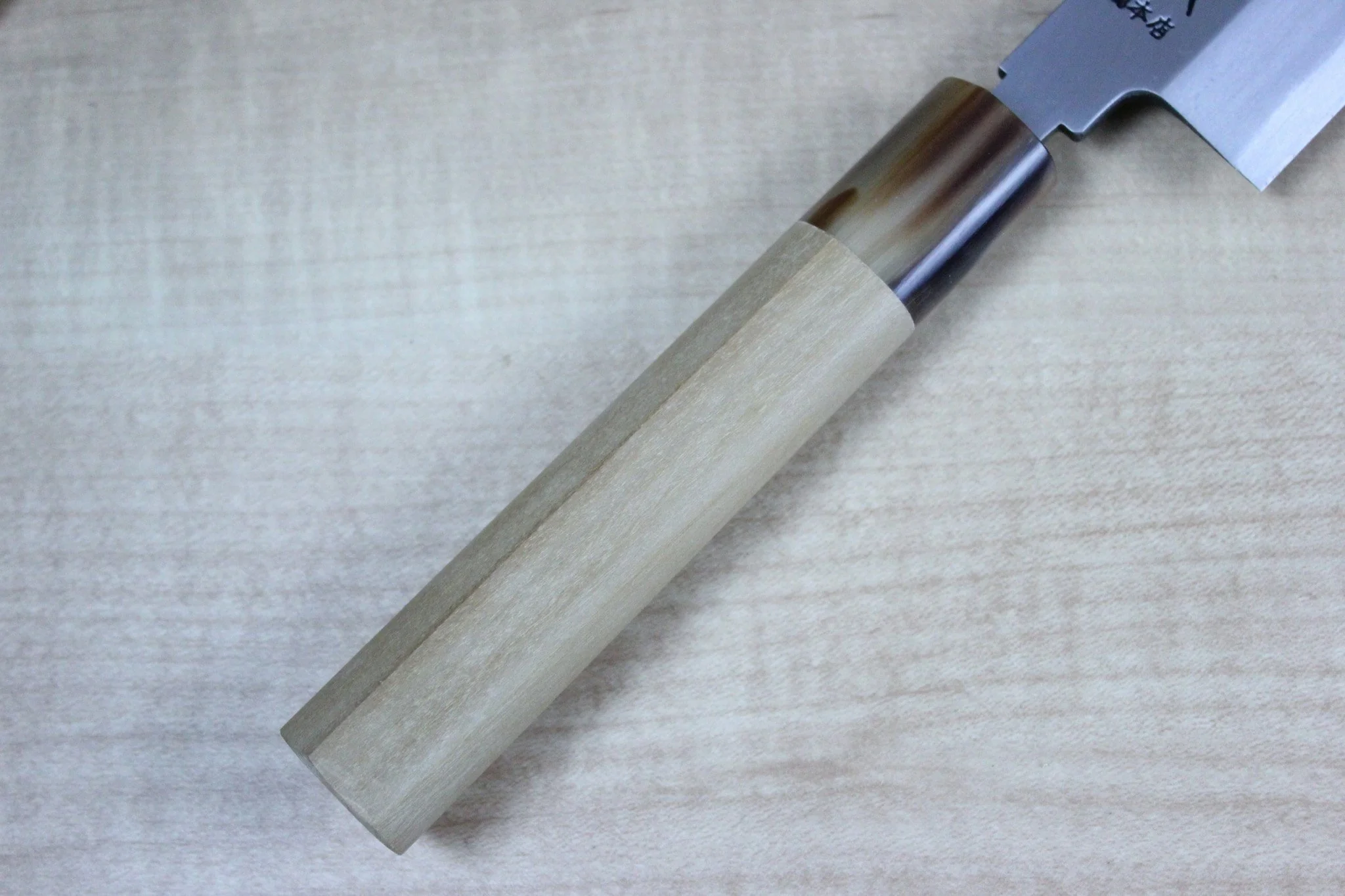 Masamoto KS Series Hon Kasumi White Steel No.2 Mukimono (180mm and 210mm, 2 sizes) - Image 3