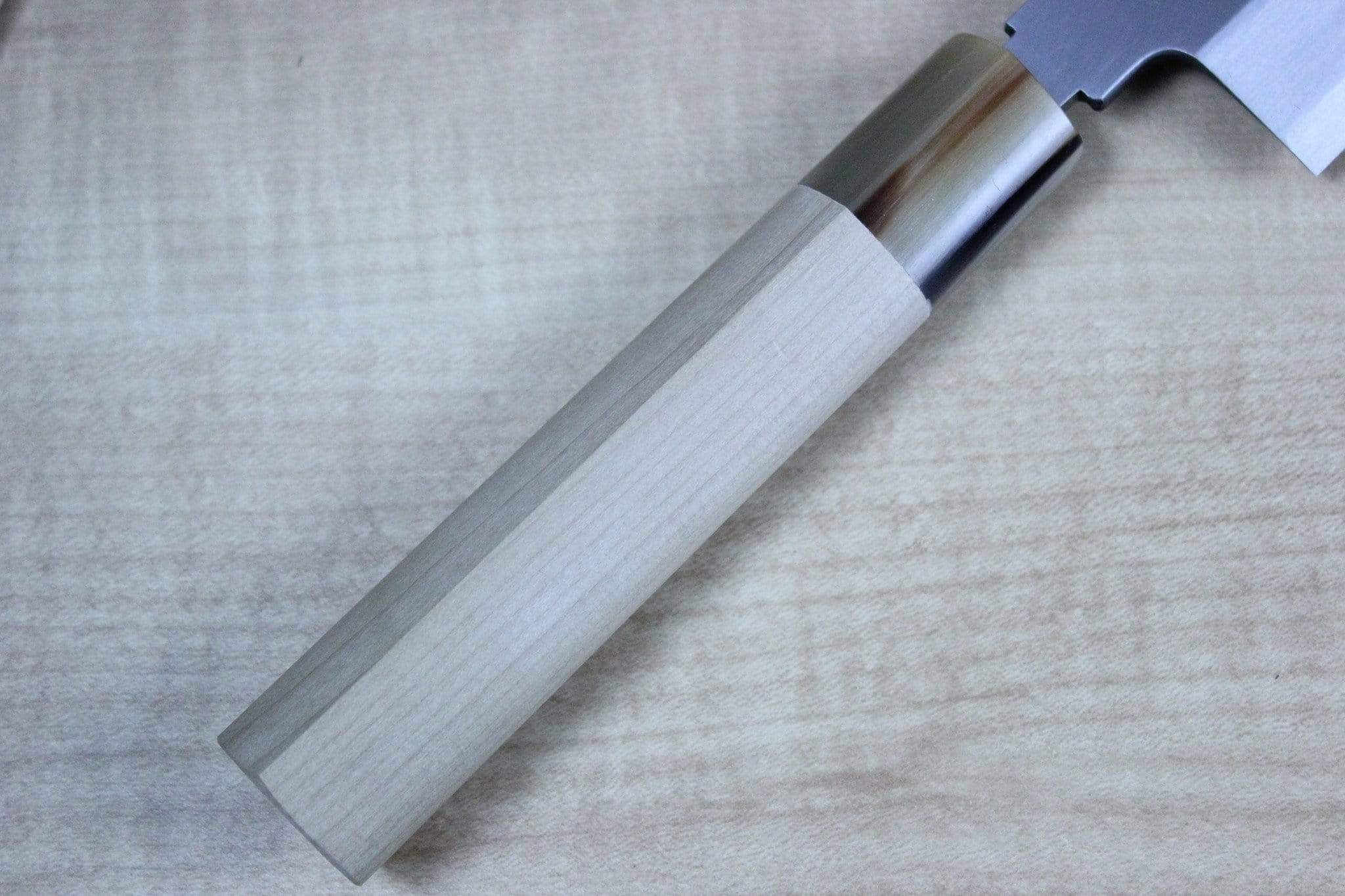 Masamoto KS Series Hon Kasumi White Steel No.2 Usuba (180mm to 225mm, 4 sizes) - Image 3