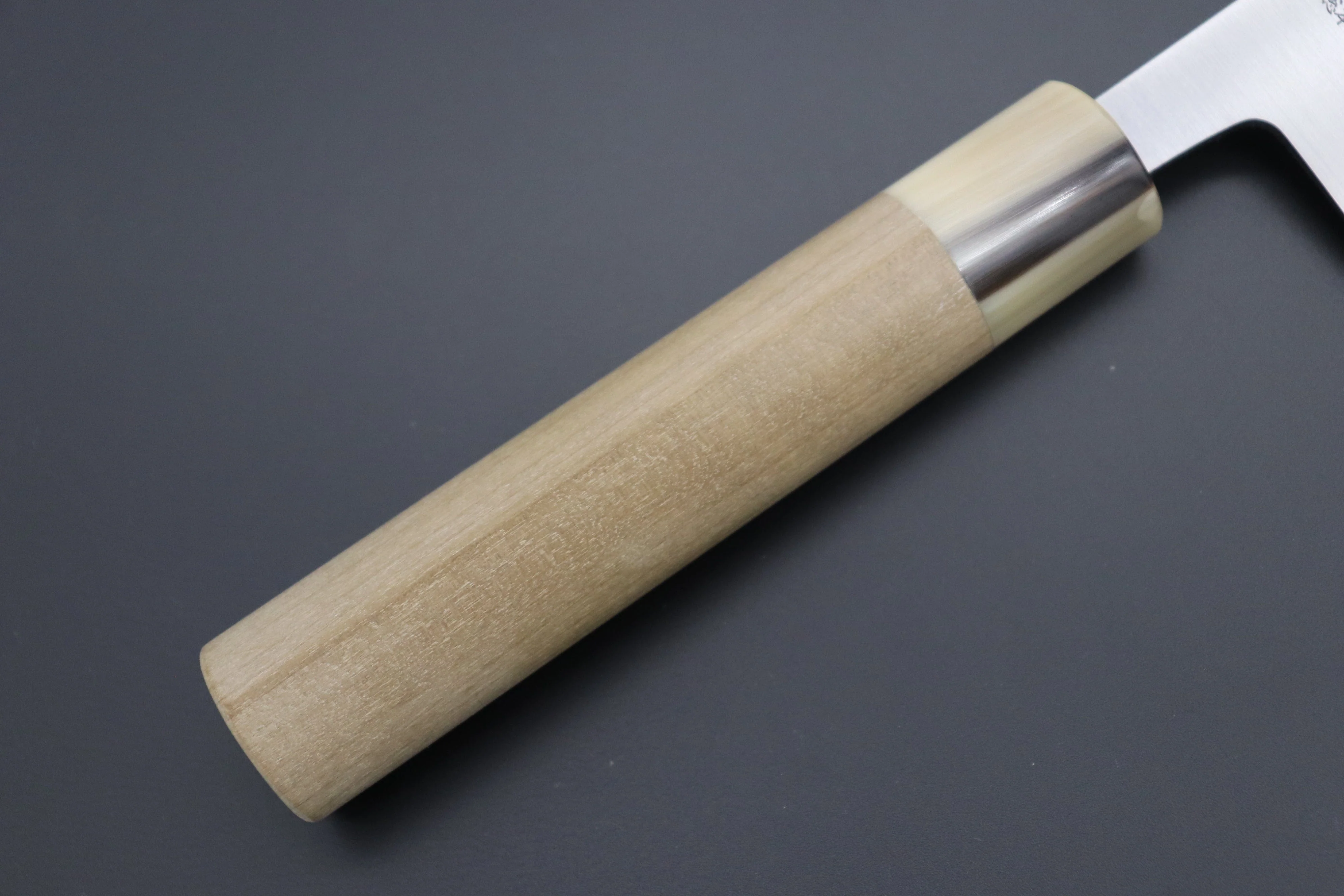 Masamoto KS Series Sweden Stainless Steel Kiritsuke Gyuto (210mm or 240mm, 2 Sizes) - Image 3
