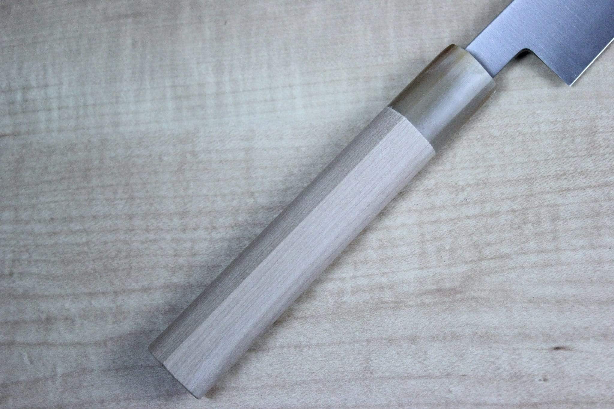 Masamoto KS Series Hon Kasumi White Steel No.2 Wa Slicer (240mm and 270mm, 2 sizes) - Image 3