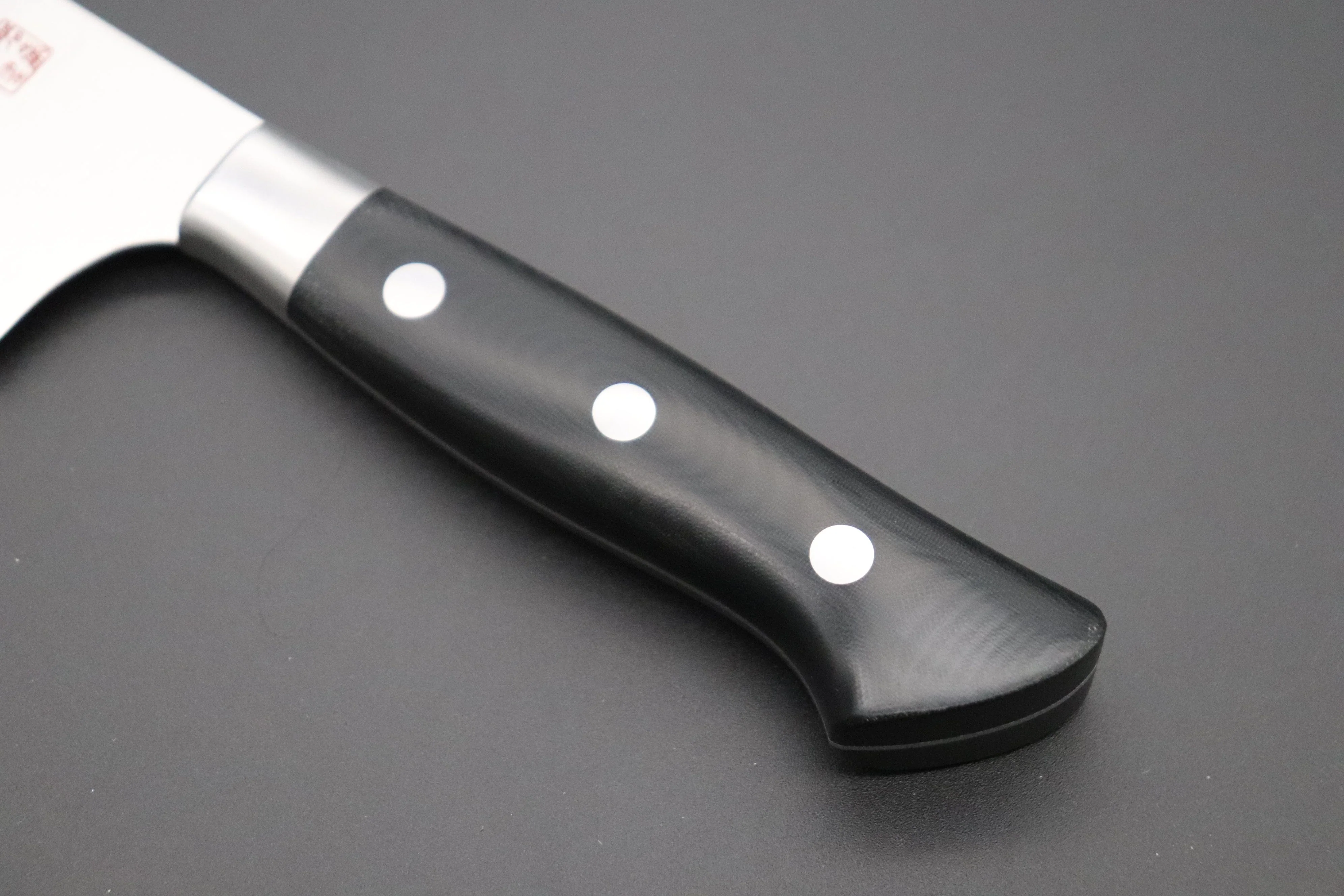 Hattori Forums FH Solid VG-10 Series FH-7L Gyuto 240mm (9.4 Inch, Black Linen Micarta Handle) - Image 3