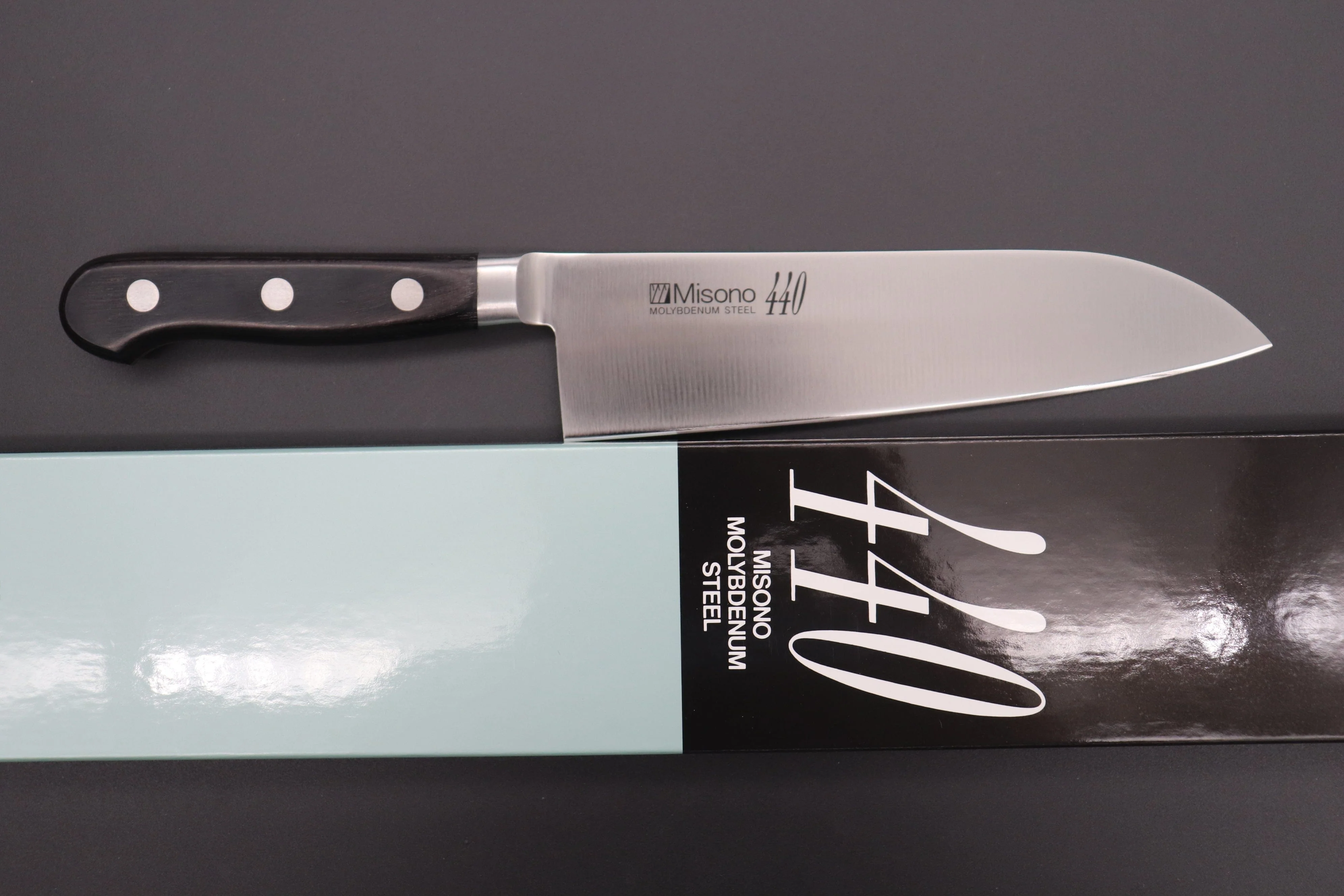 Misono 440 Series No.881 Santoku 180mm (7 inch) - Image 7