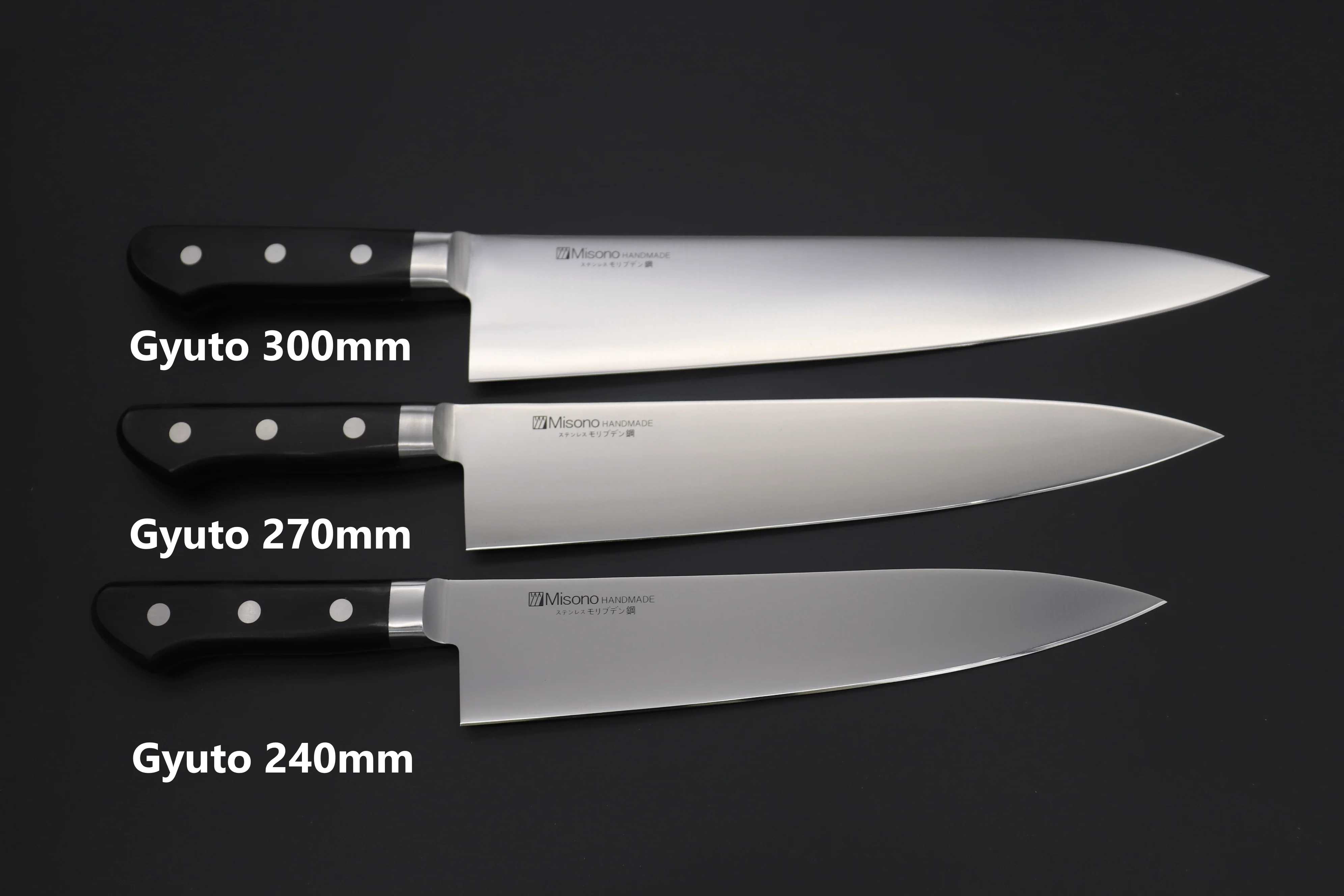 Misono Molybdenum Steel Series Gyuto (180mm to 360mm, 8 sizes) - Image 10