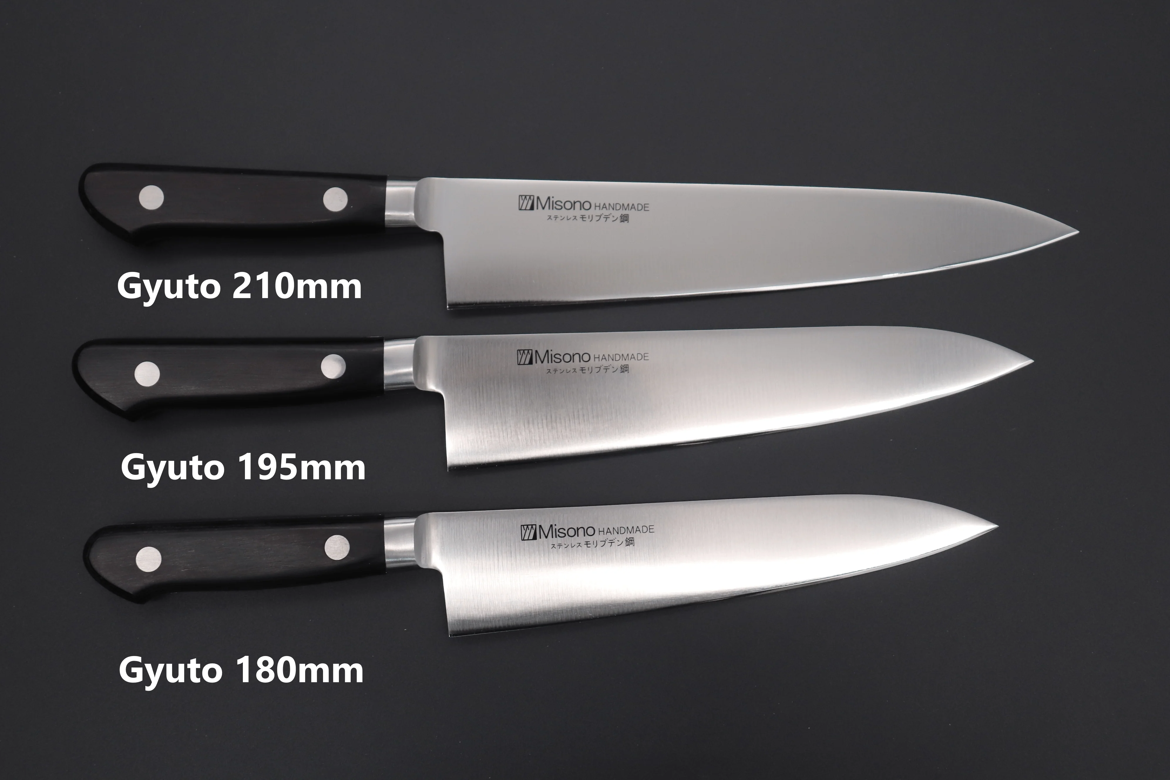 Misono Molybdenum Steel Series Gyuto (180mm to 360mm, 8 sizes) - Image 9