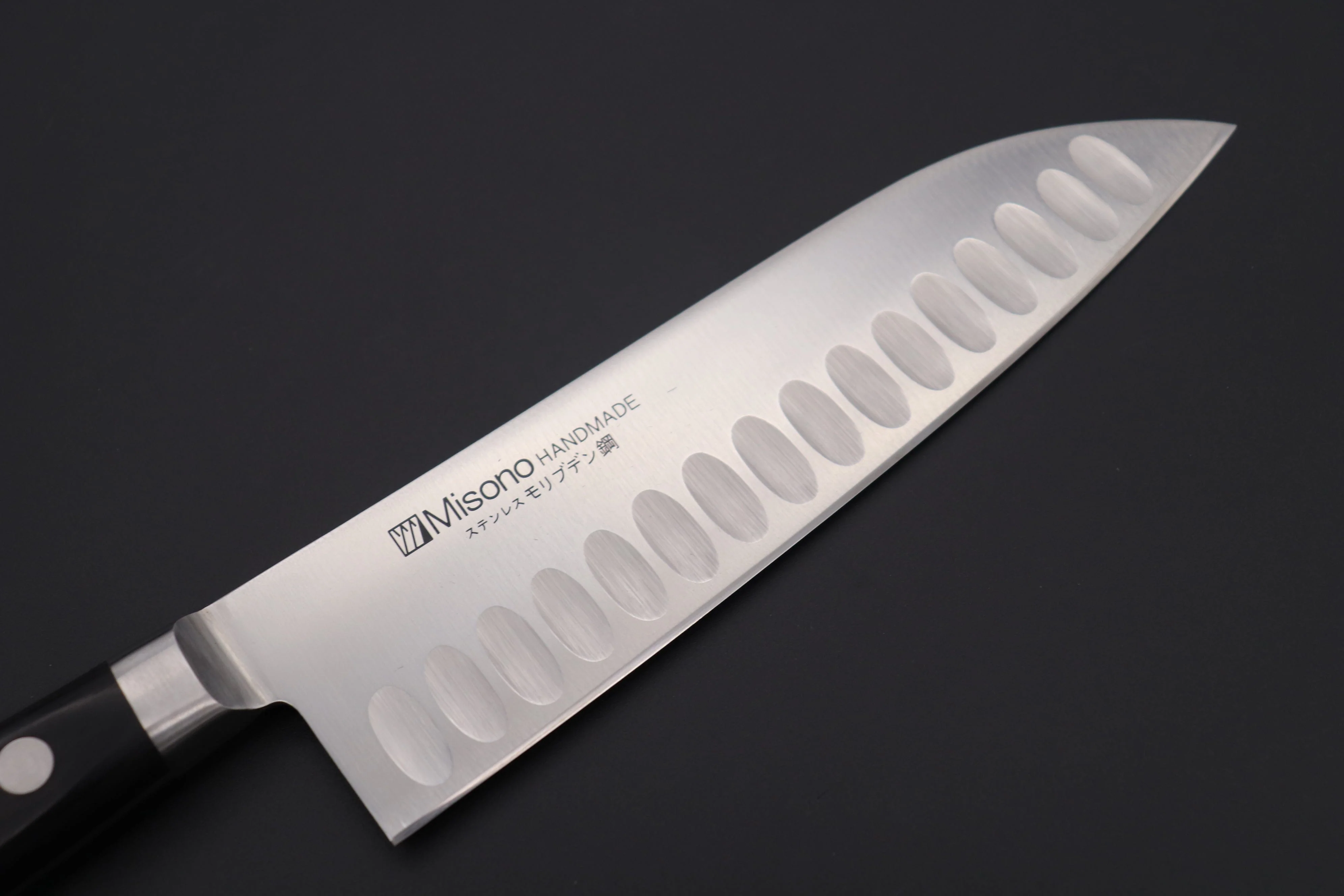 Misono Molybdenum Steel with Dimples Series No.584 Santoku 180mm (7 inch) - Image 2
