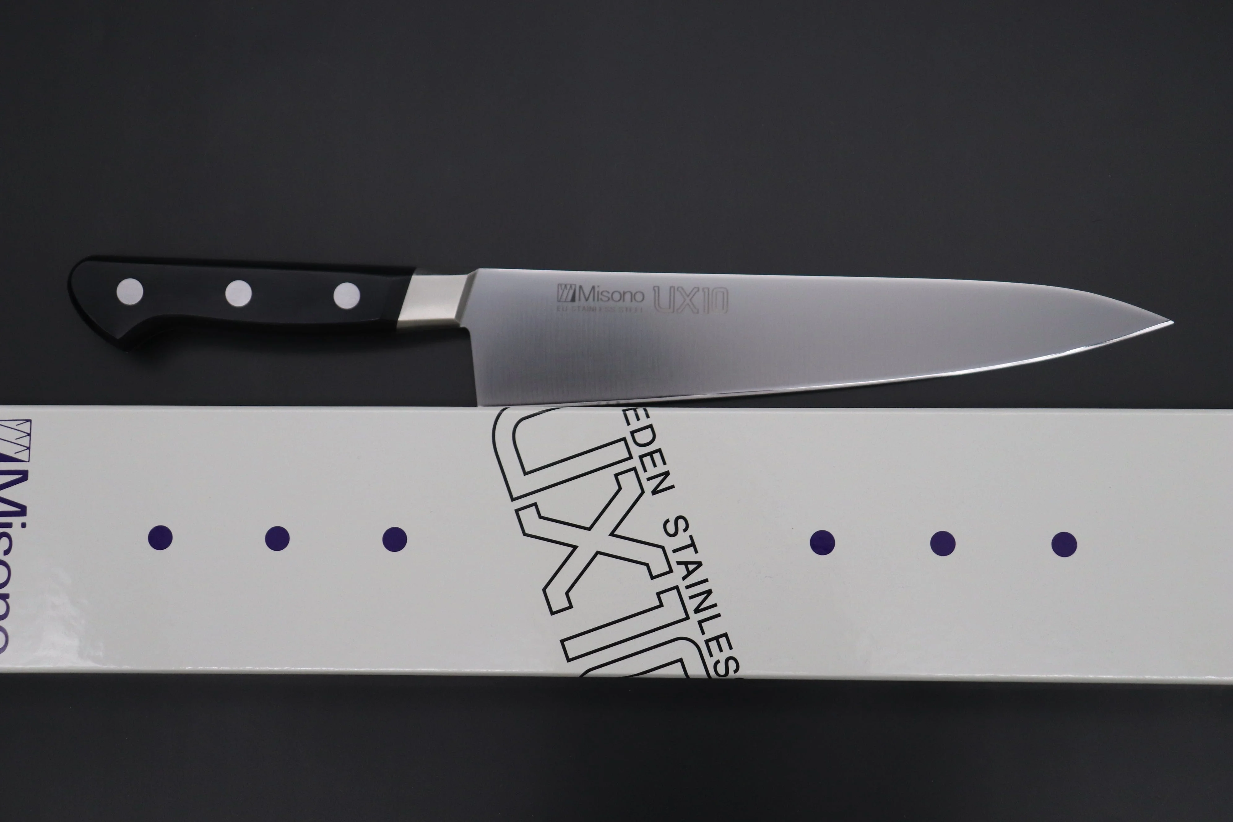 Misono UX10 Series Gyuto (180mm to 300mm, 5 sizes) - Image 8