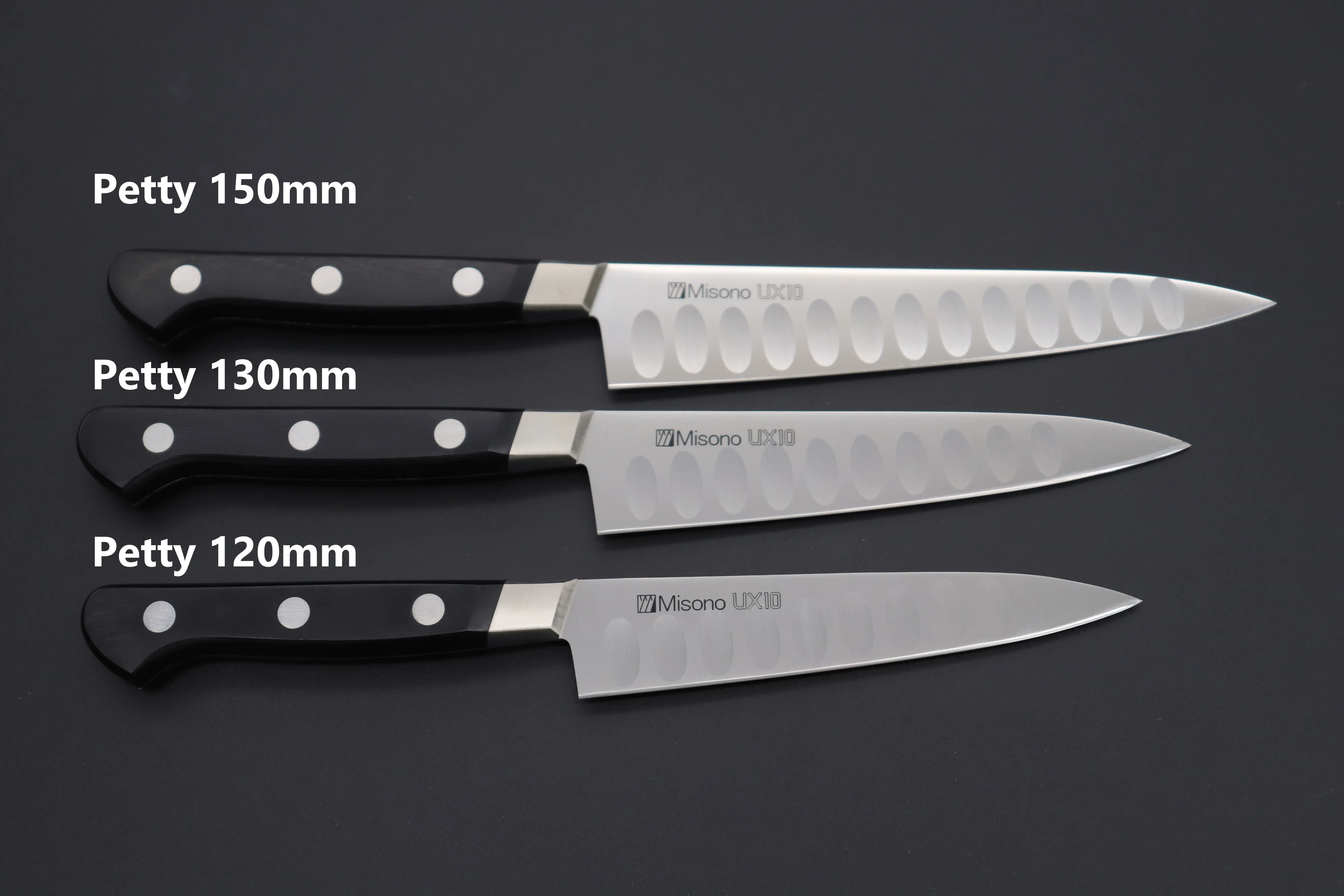 Misono UX10 with Dimples Series Petty (120mm to 150mm, 3 sizes) - Image 9