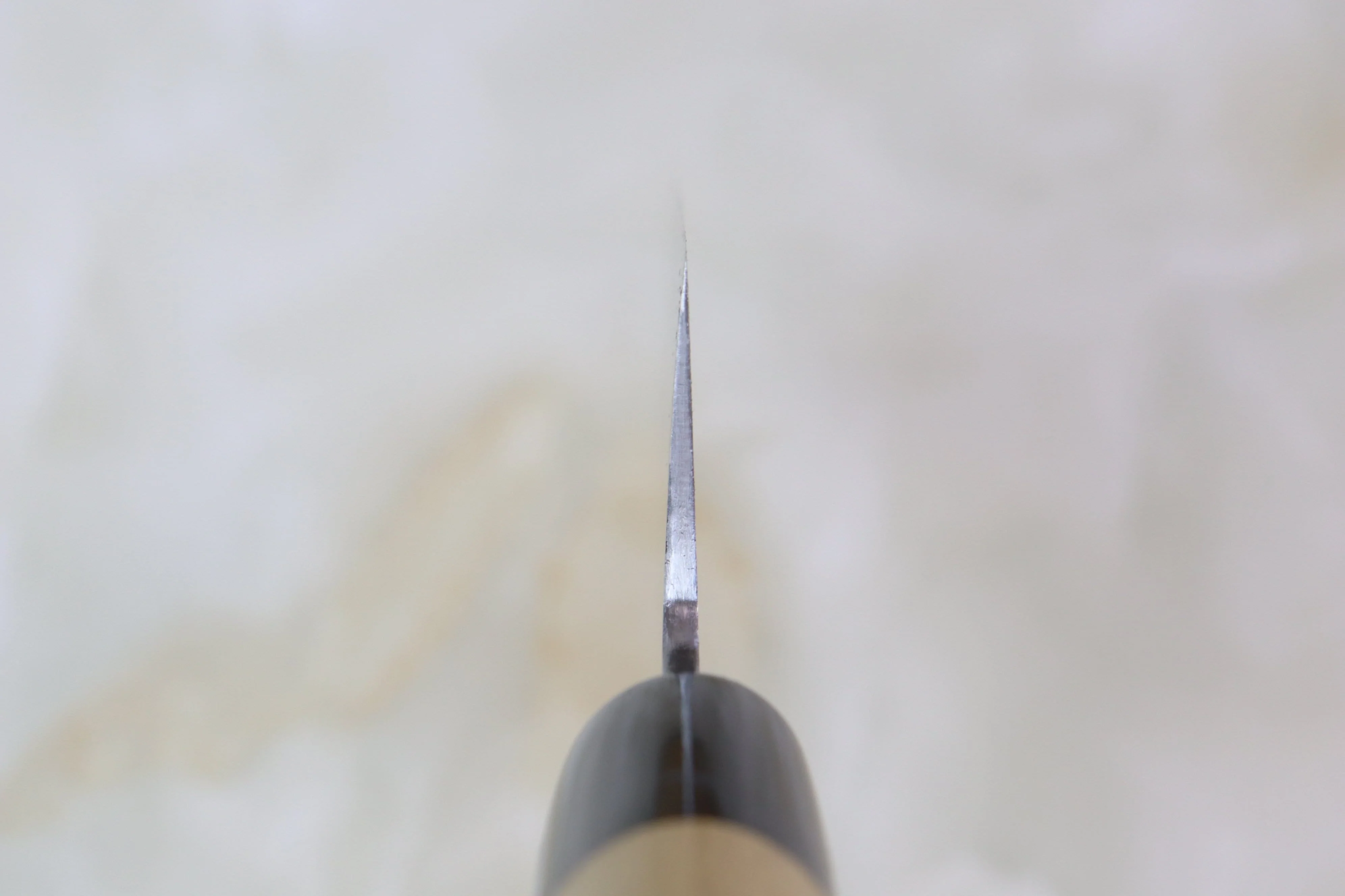 Mizuno Tanrenjo Akitada Ao Hagane DX Blue Steel No.1 Suminagashi Wa Gyuto (240mm and 270mm, 2 Sizes) - Image 4