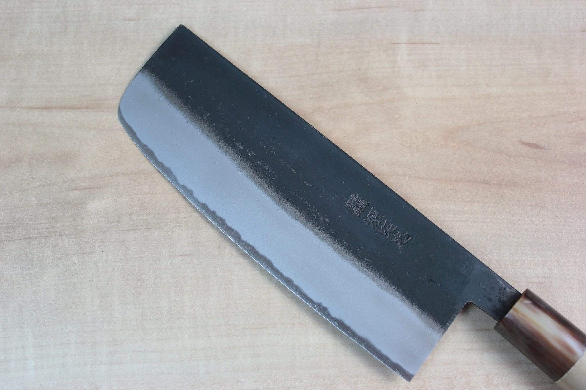 Mizuno Tanrenjo Akitada Hontanren Series White Steel No.2 Nakiri 165mm (6.4 inch, HKNA) - Image 2