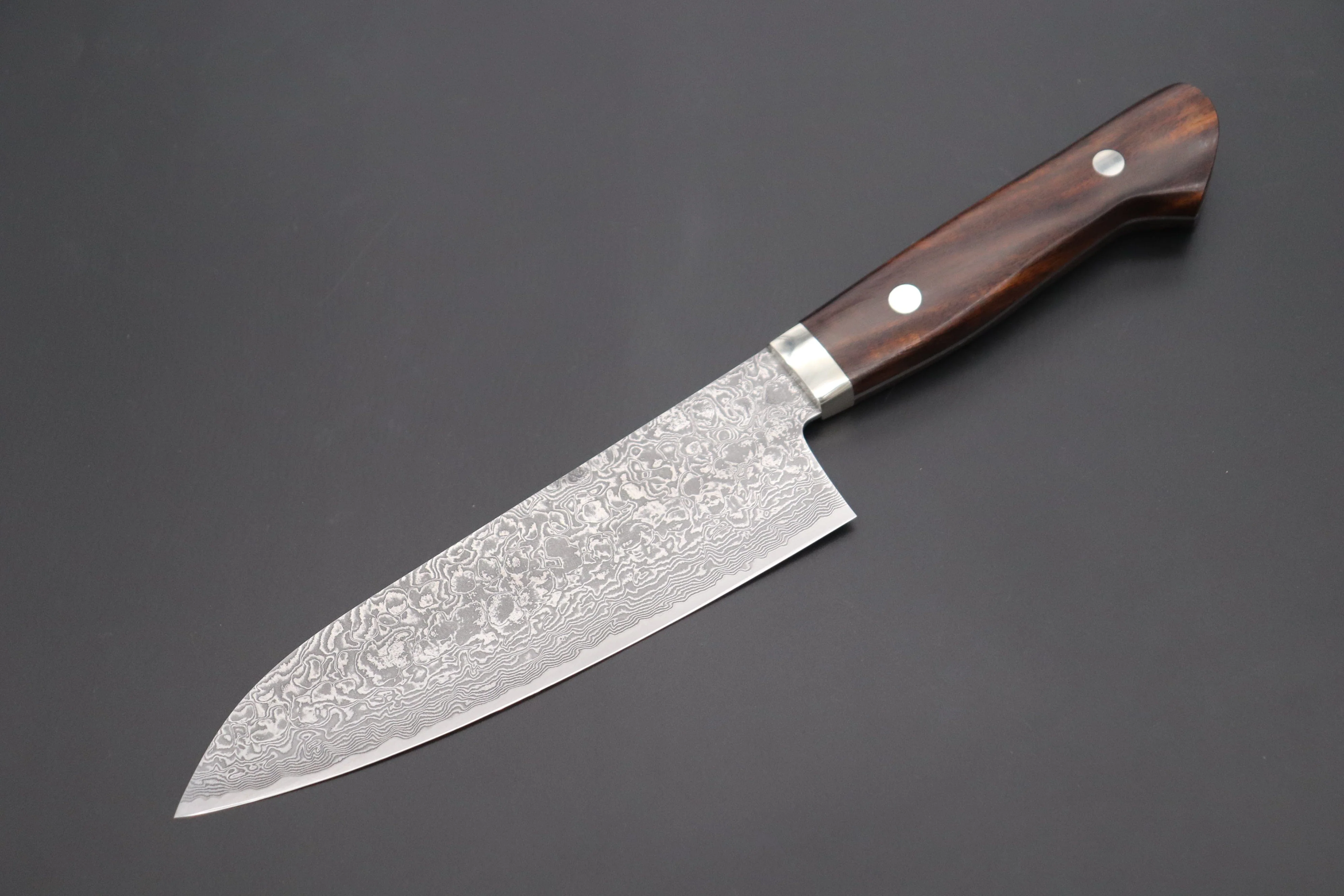 Mr. Itou R-2 Custom Damascus Gyuto 160mm (6.2 inch, Desert Ironwood Handle,  IT-205)