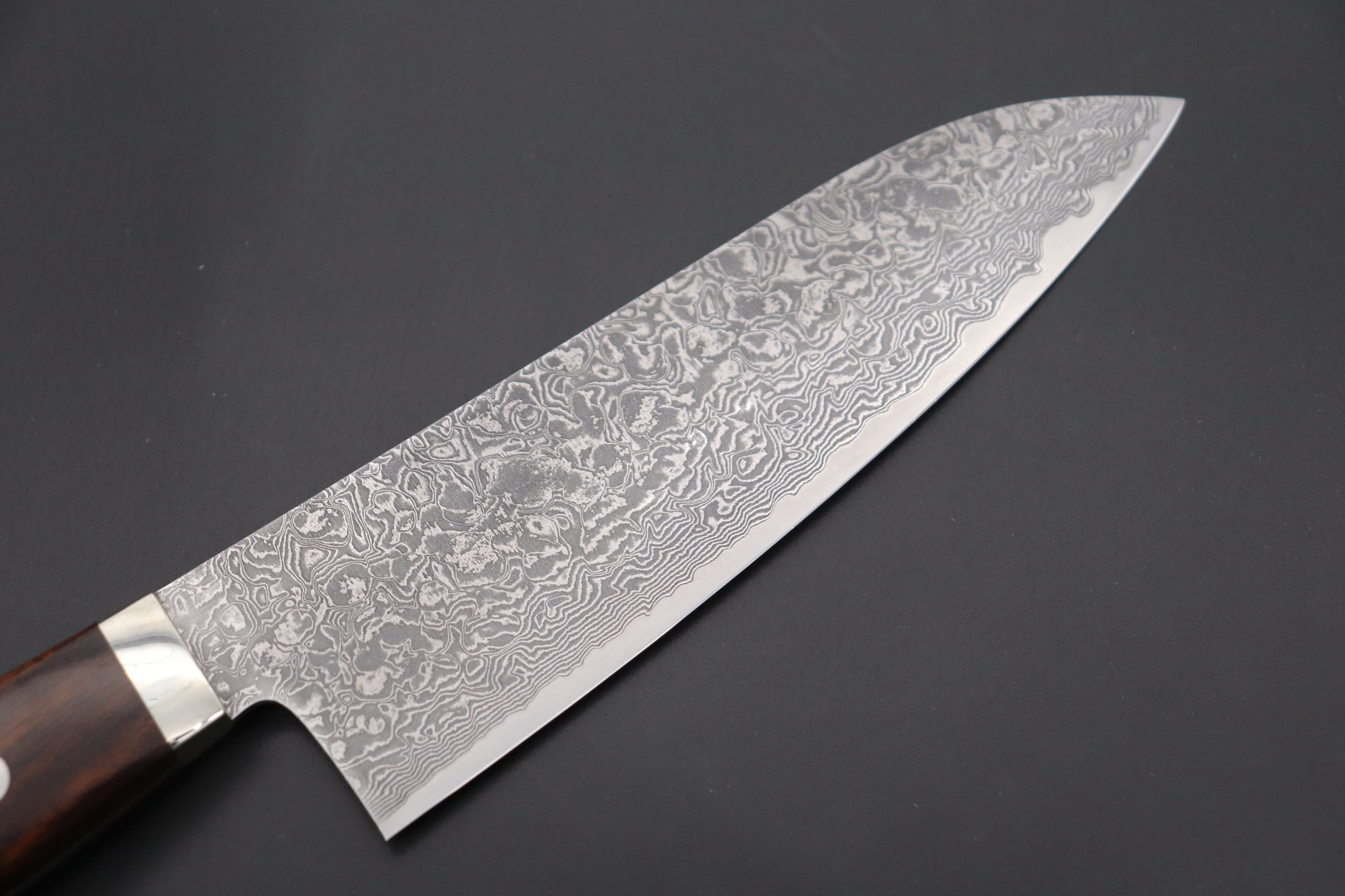 Mr. Itou R-2 Custom Damascus Gyuto 160mm (6.2 inch, Desert Ironwood Handle,  IT-205) - Image 6