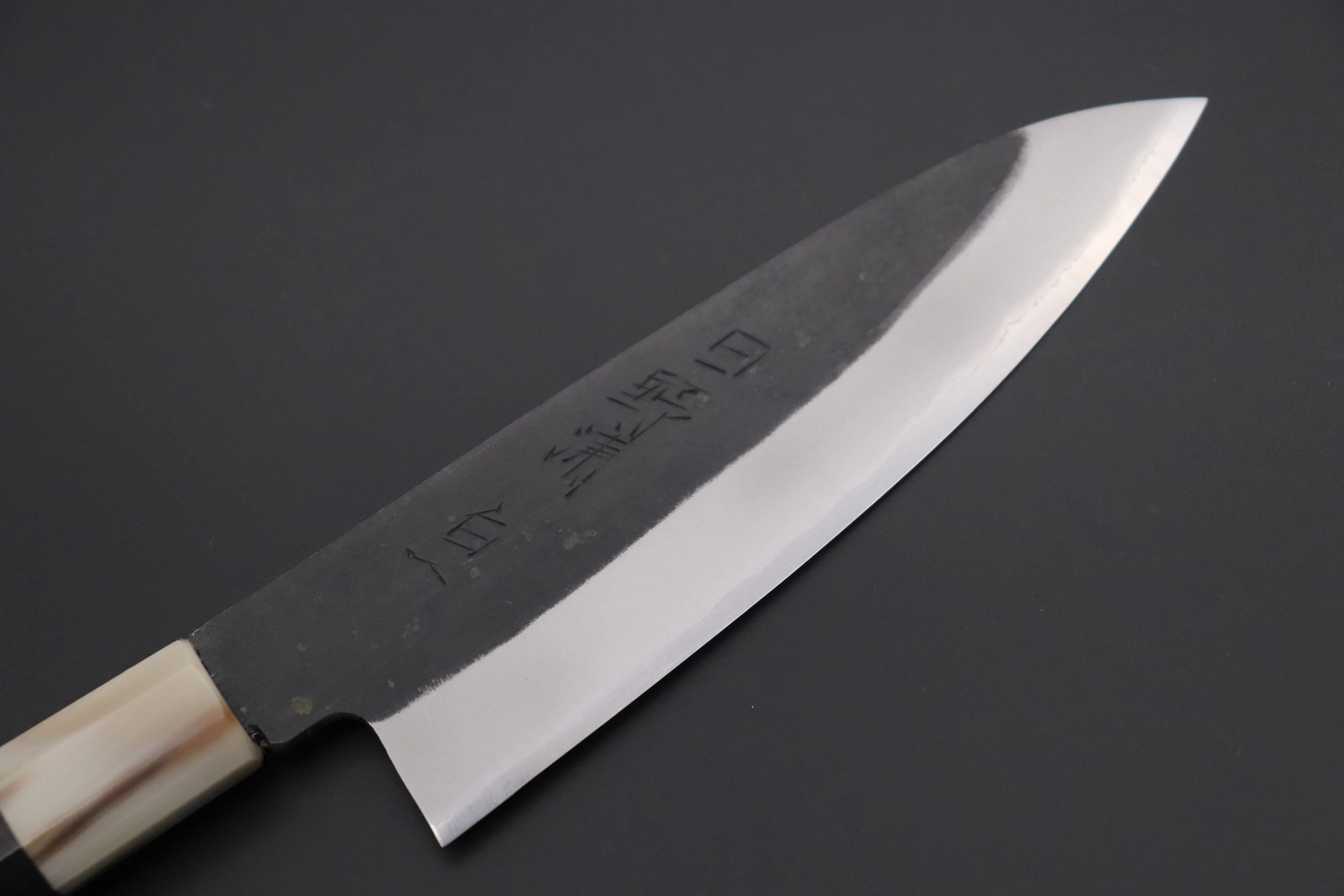 Mutsumi Hinoura White Steel No.1 Kurouchi Series MW1-3 Wa Gyuto 155mm (6.1 Inch) - Image 2