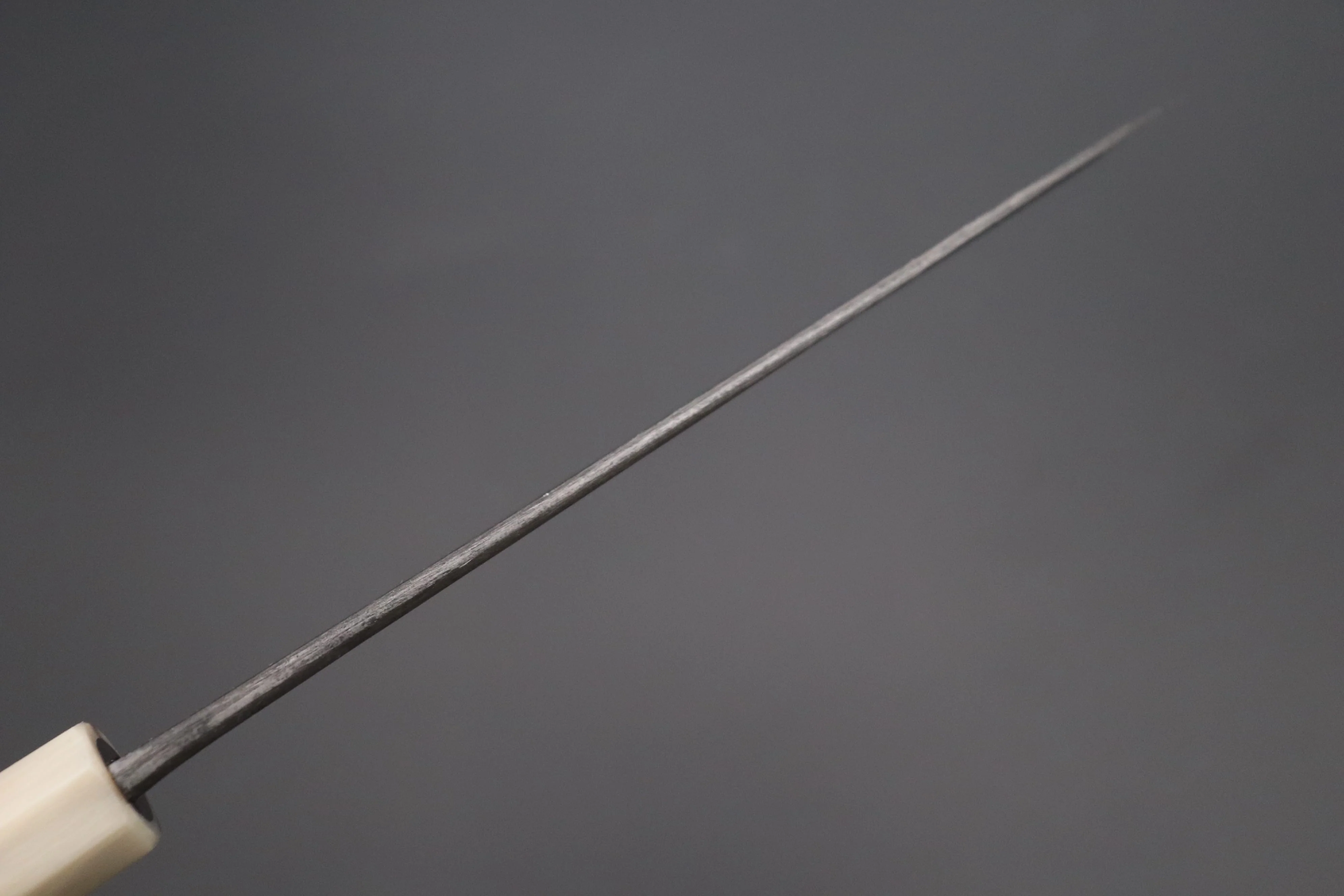 Mutsumi Hinoura White Steel No.1 Kurouchi Series MW1-3 Wa Gyuto 155mm (6.1 Inch) - Image 5