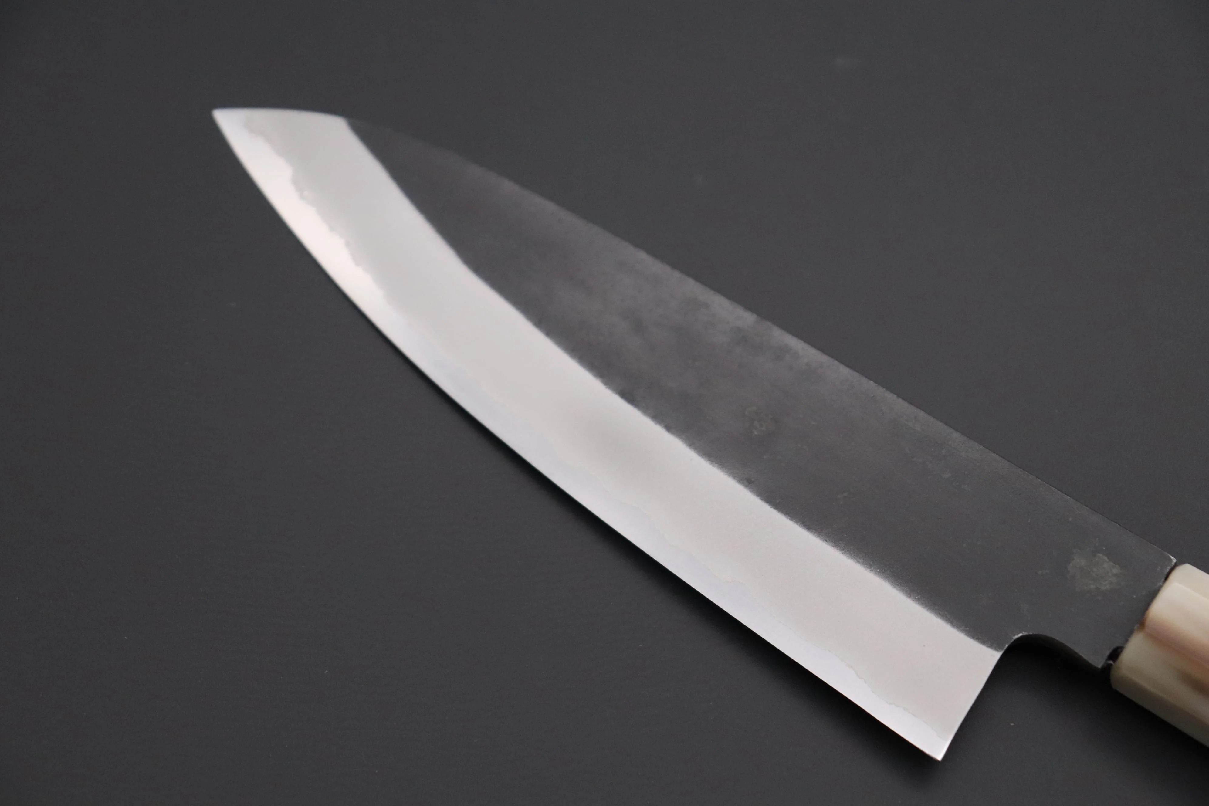 Mutsumi Hinoura White Steel No.1 Kurouchi Series MW1-3 Wa Gyuto 155mm (6.1 Inch) - Image 6