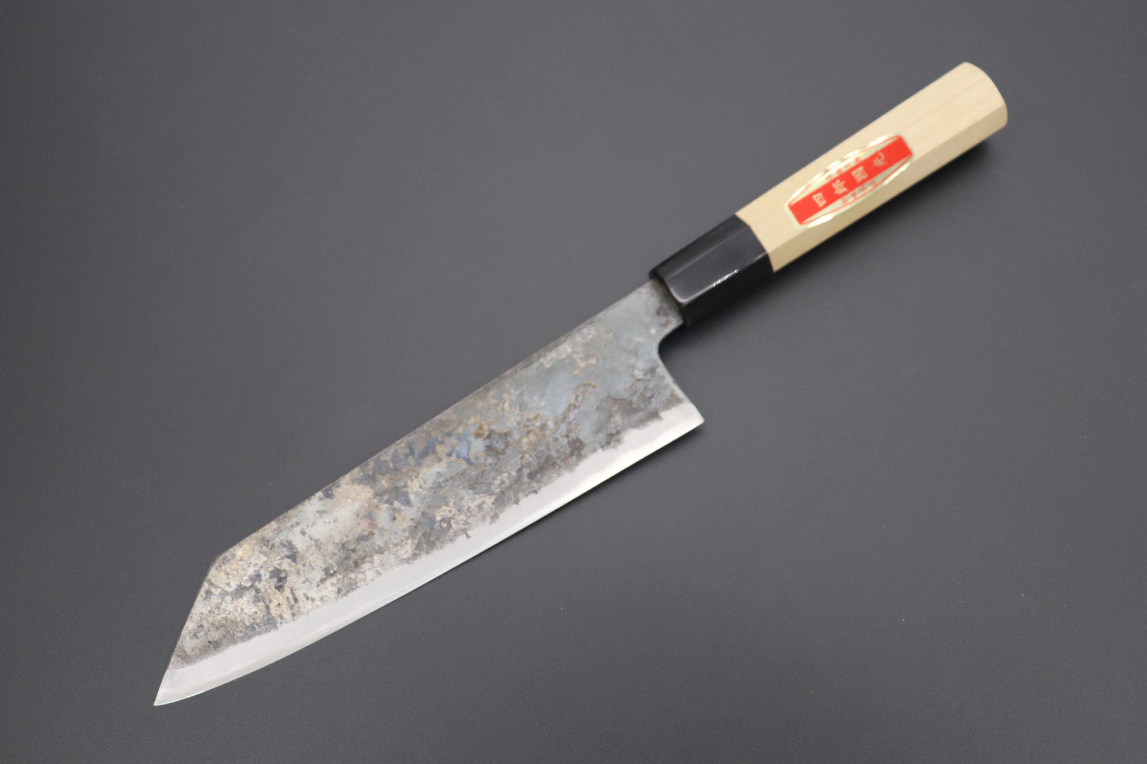 Shirou-Kunimitsu White Steel No.2 Kurouchi Series SK-4 Bunka 190mm (7.4 Inch)