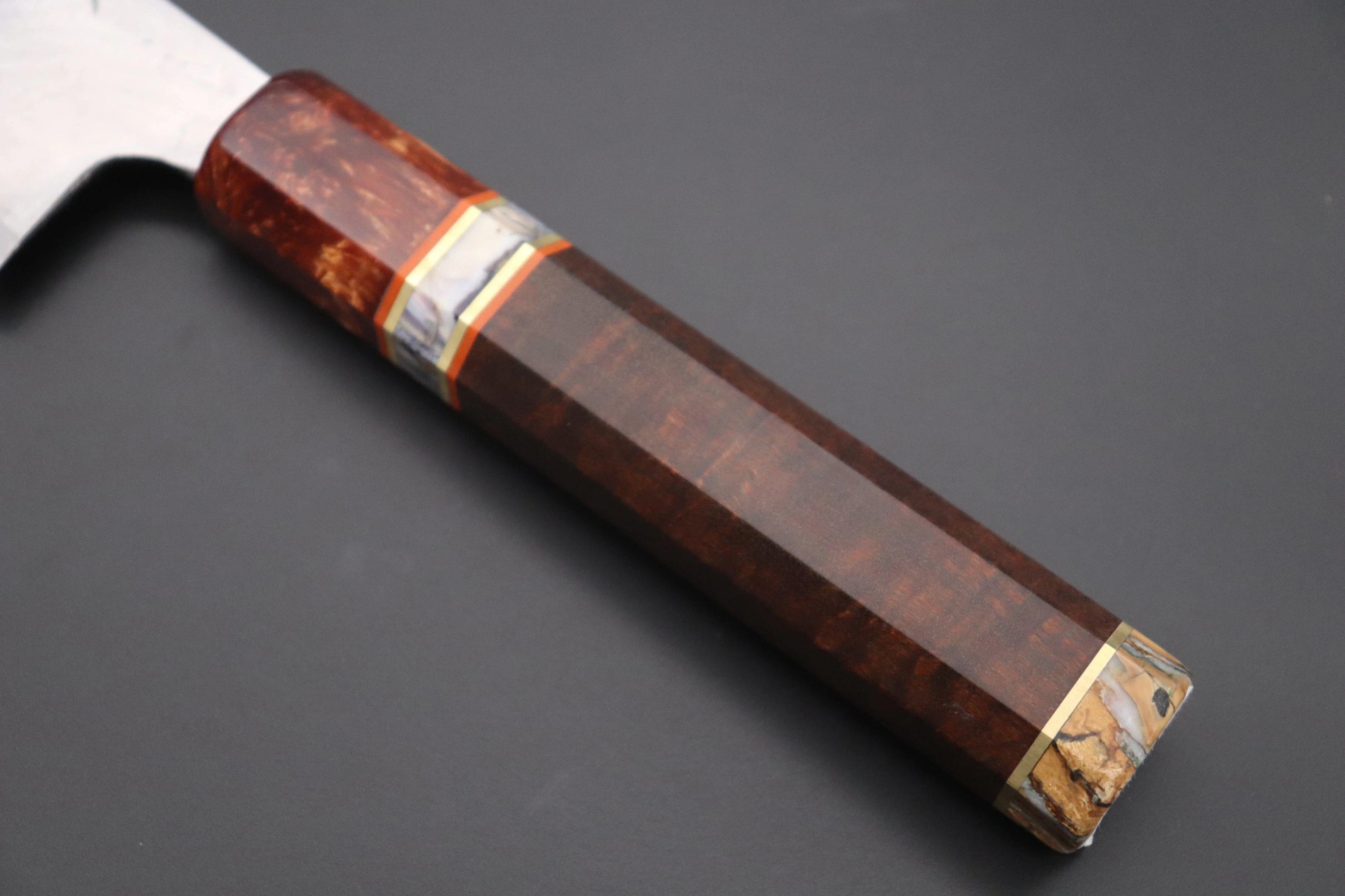 Shirou-Kunimitsu TAMAHAGANE “JEWEL STEEL” Series SKTJ-6 Wa Gyuto 240mm (9.4 Inch) - Image 3
