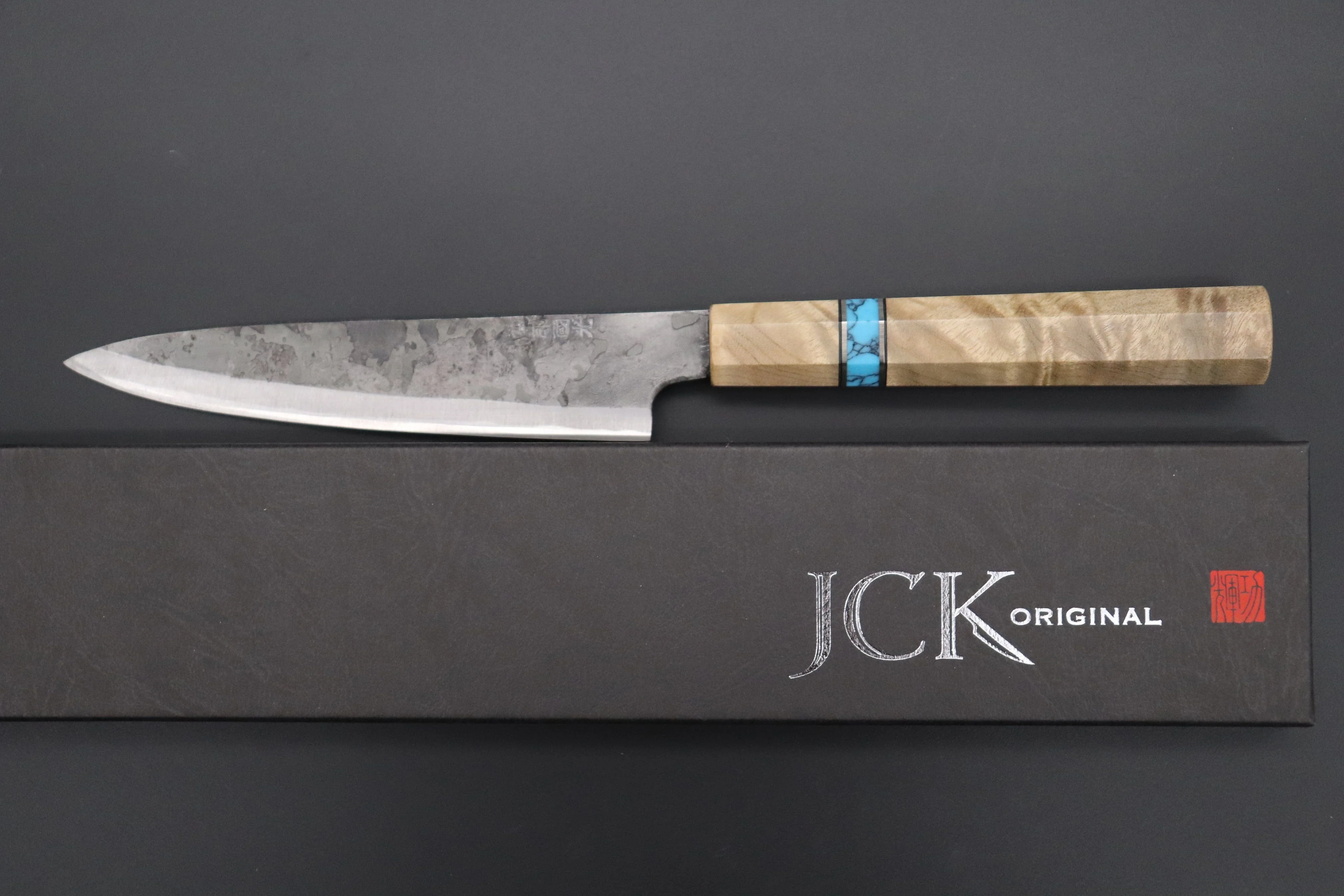 Shirou-Kunimitsu White Steel No.2 Kurouchi Series Special Edition SK-1SP55 Wa Petty 140mm (5.5 Inch) - Image 8
