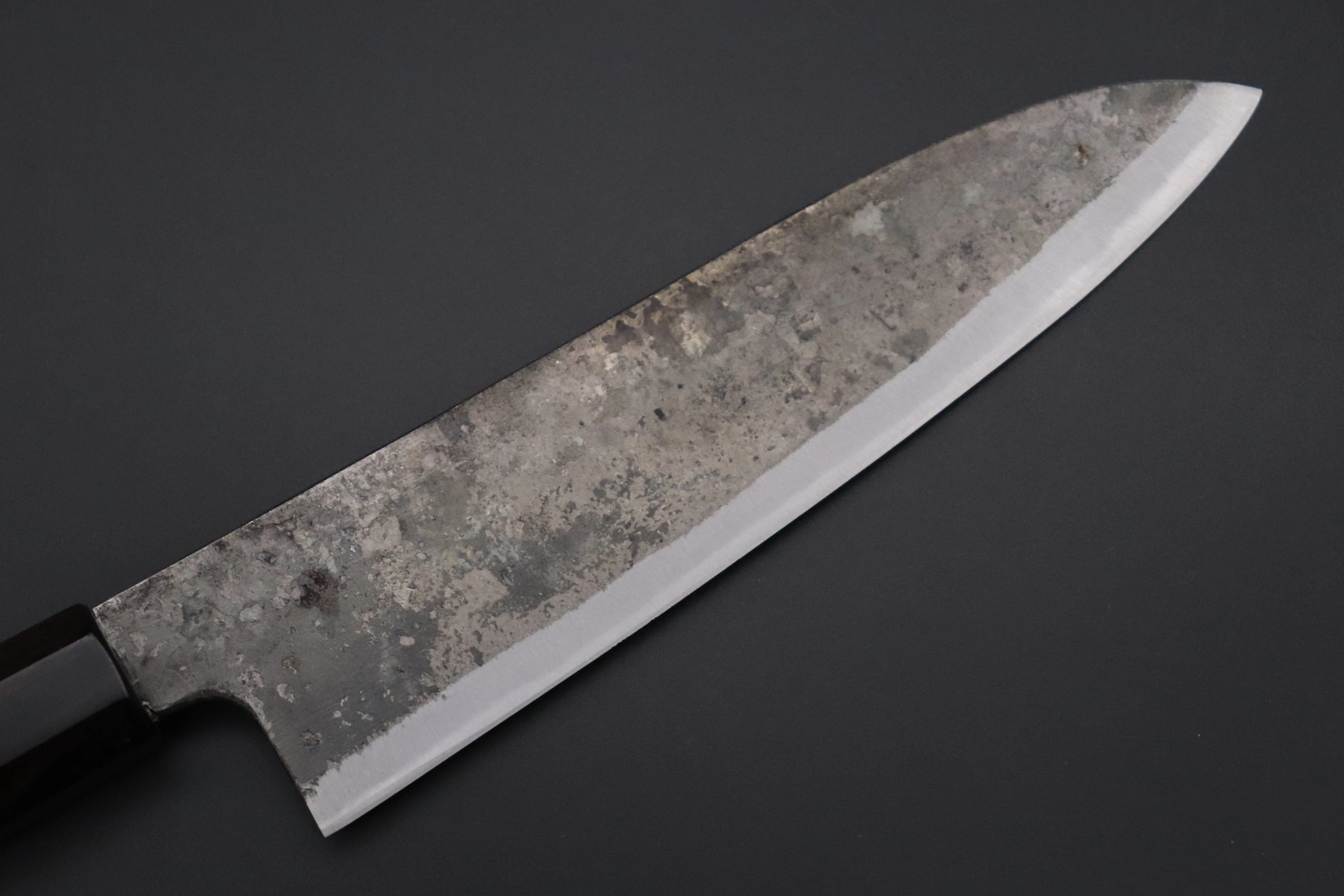 Shirou-Kunimitsu White Steel No.2 Kurouchi Series Special Edition SK-2SP51 Wa Santoku 180mm (7 Inch) - Image 6