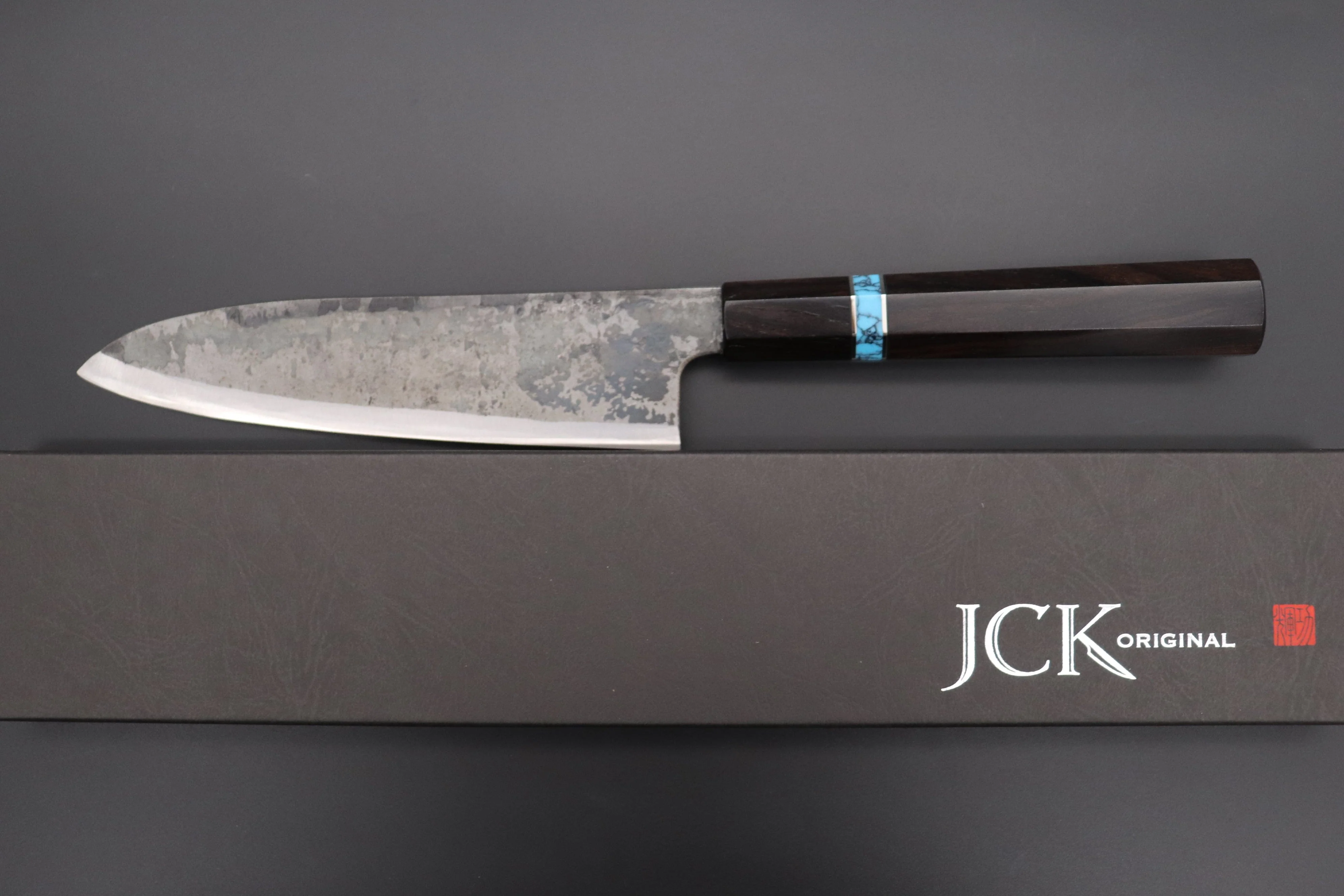 Shirou-Kunimitsu White Steel No.2 Kurouchi Series Special Edition SK-2SP51 Wa Santoku 180mm (7 Inch) - Image 8